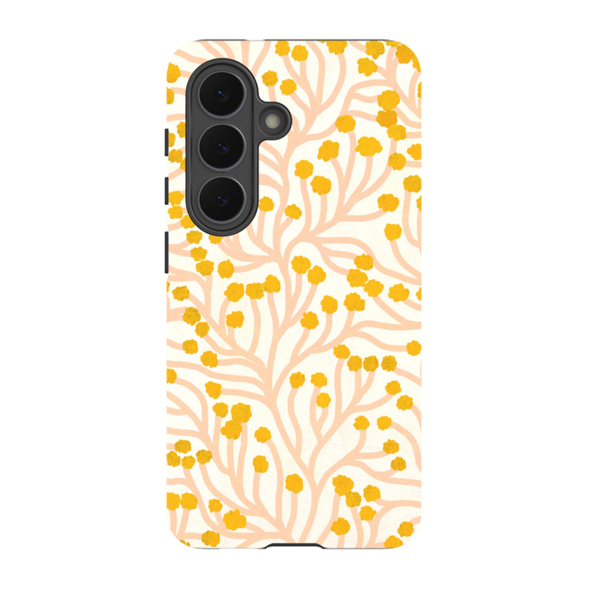 Samsung Tough Case - Vine Pink and Ochre By Katherine Quinn