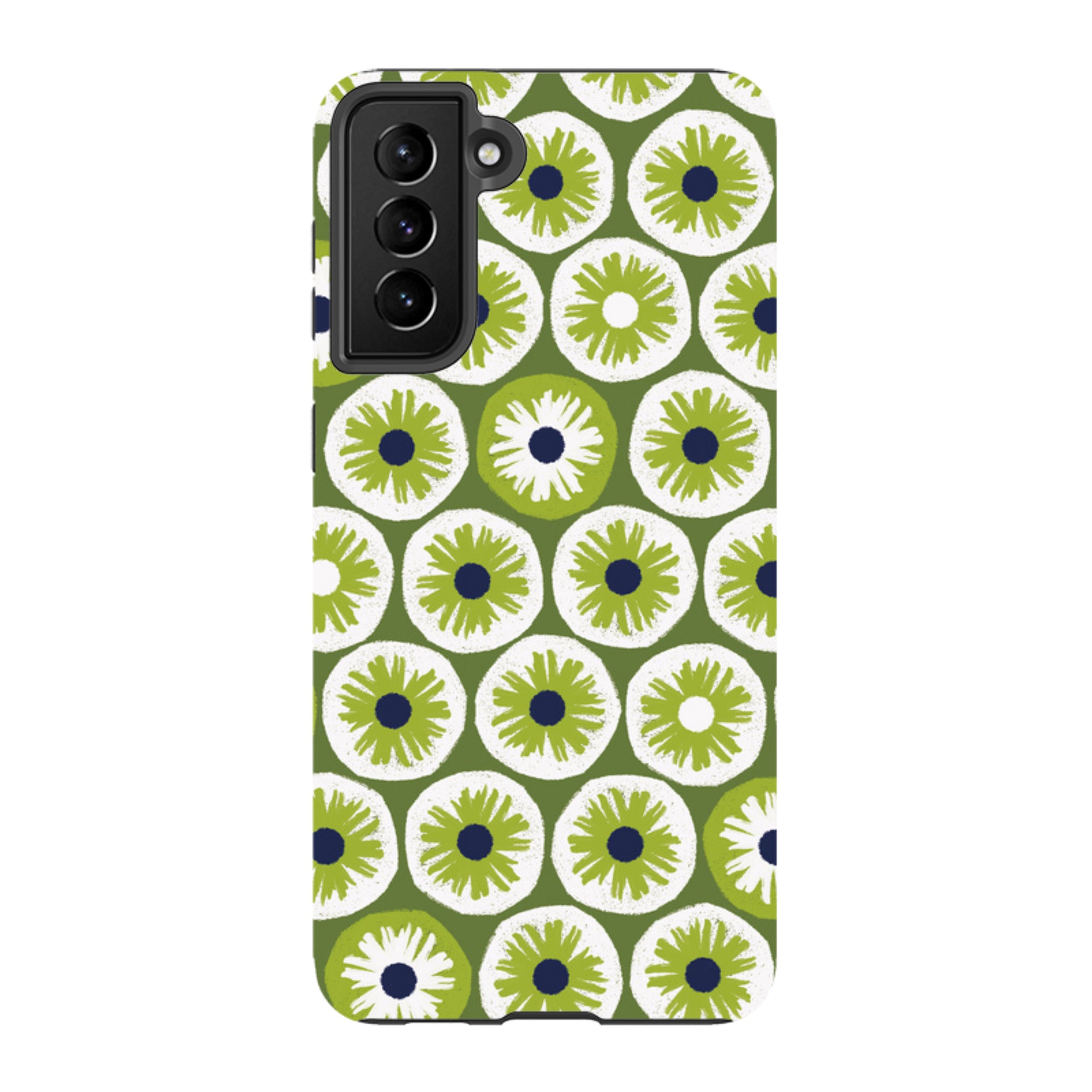 Samsung Tough Case - Penny Flowers Green By Ali Brookes