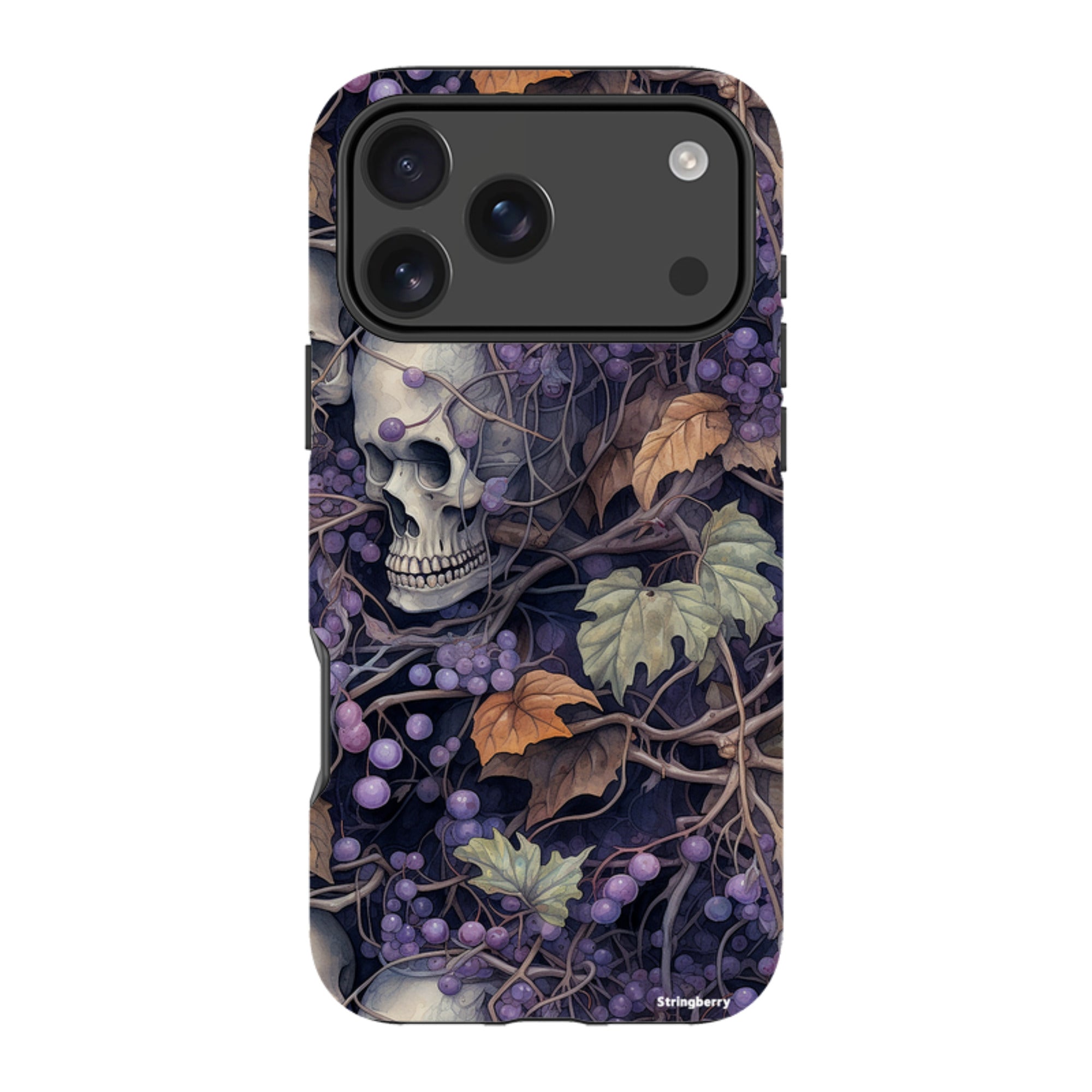 iPhone MagSafe Tough Case - Grape Skull