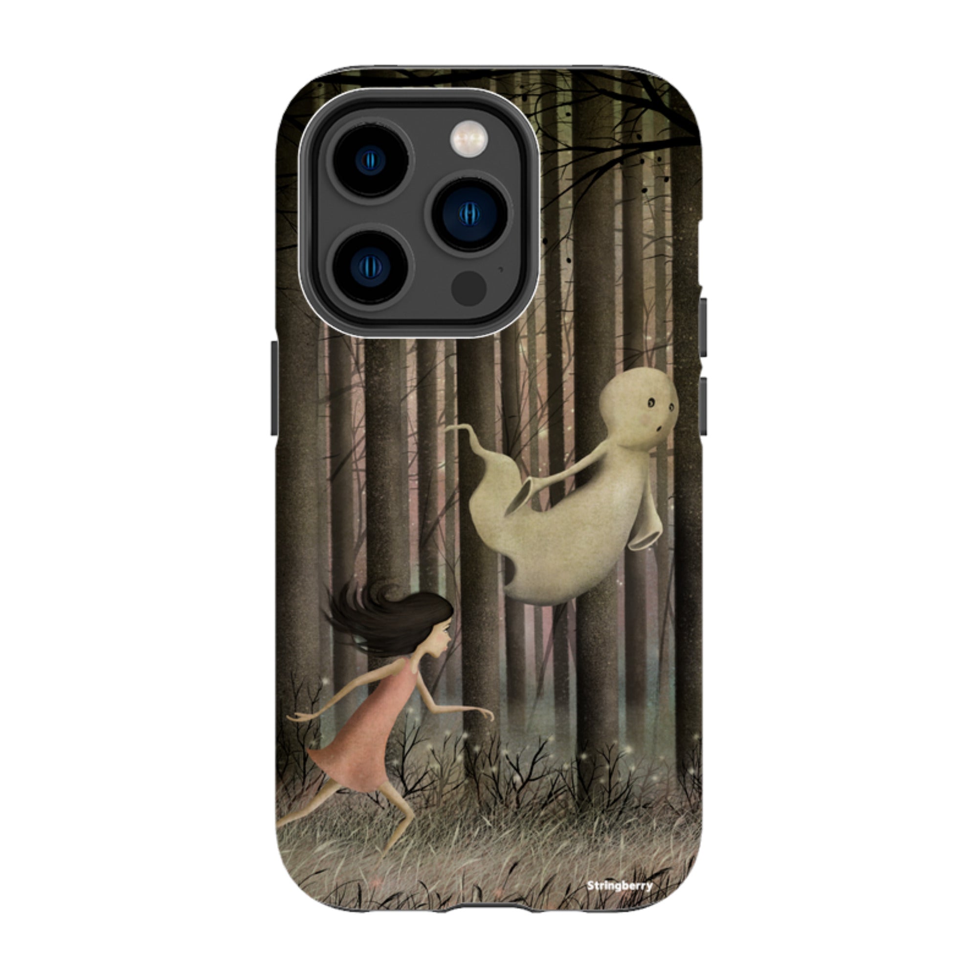 iPhone Tough Case - Little Ghost By Maja Lindberg