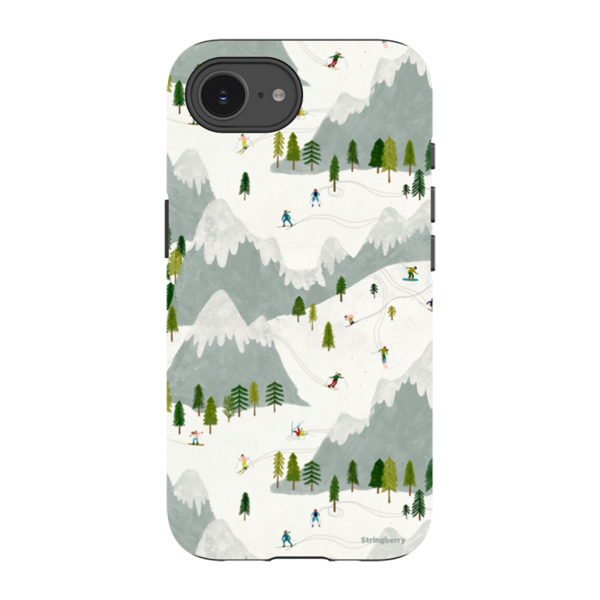 iPhone Tough Case - Winter Landscape I By Katherine Quinn
