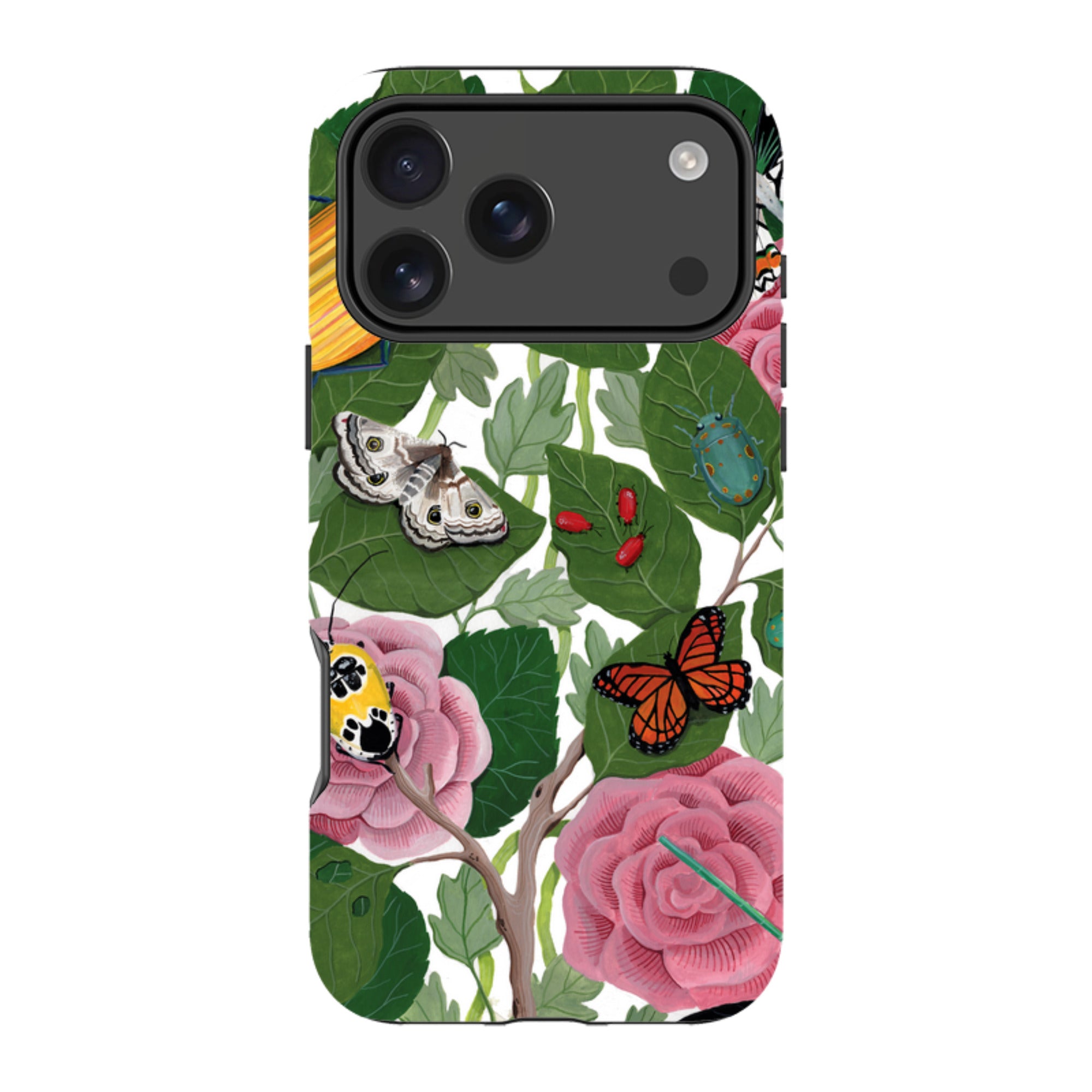 iPhone Tough Case - Butterflies And Beatles By Bex Parkin