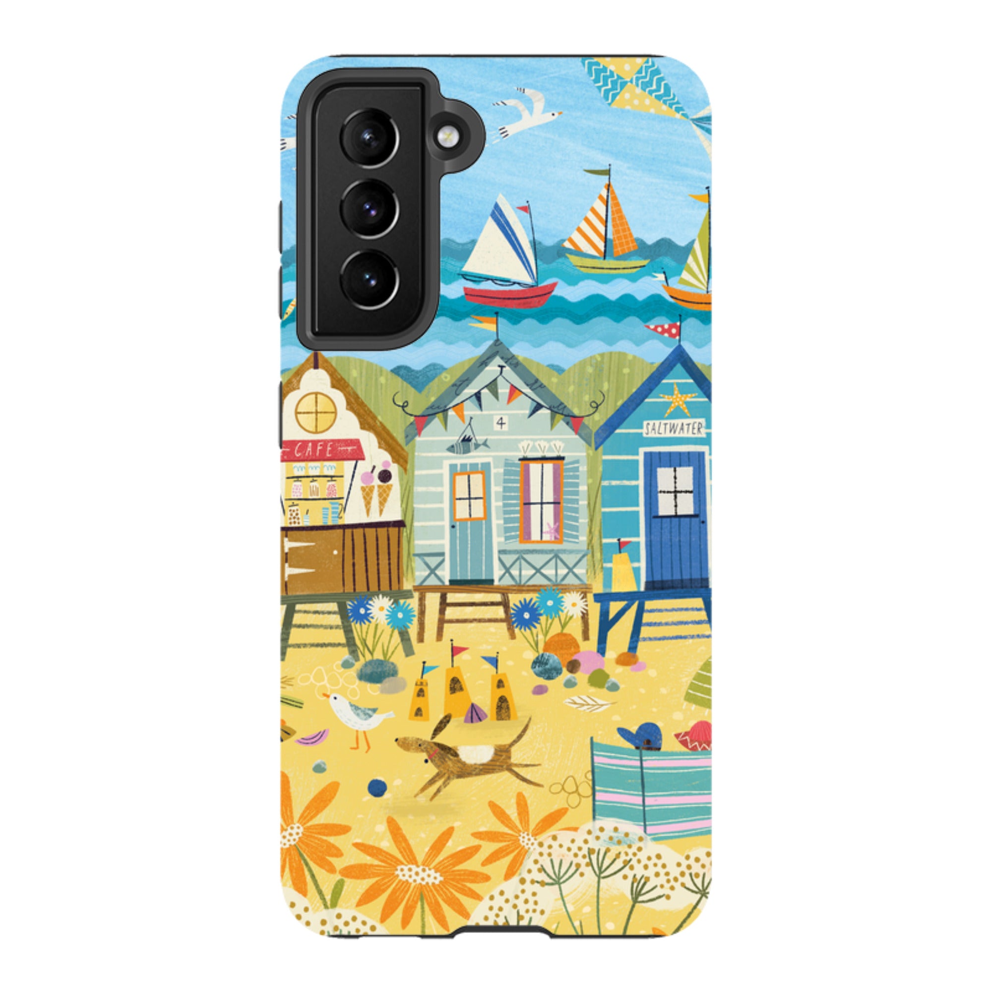 Samsung Tough  Case - Beachy Days 1 By Ali Brookes