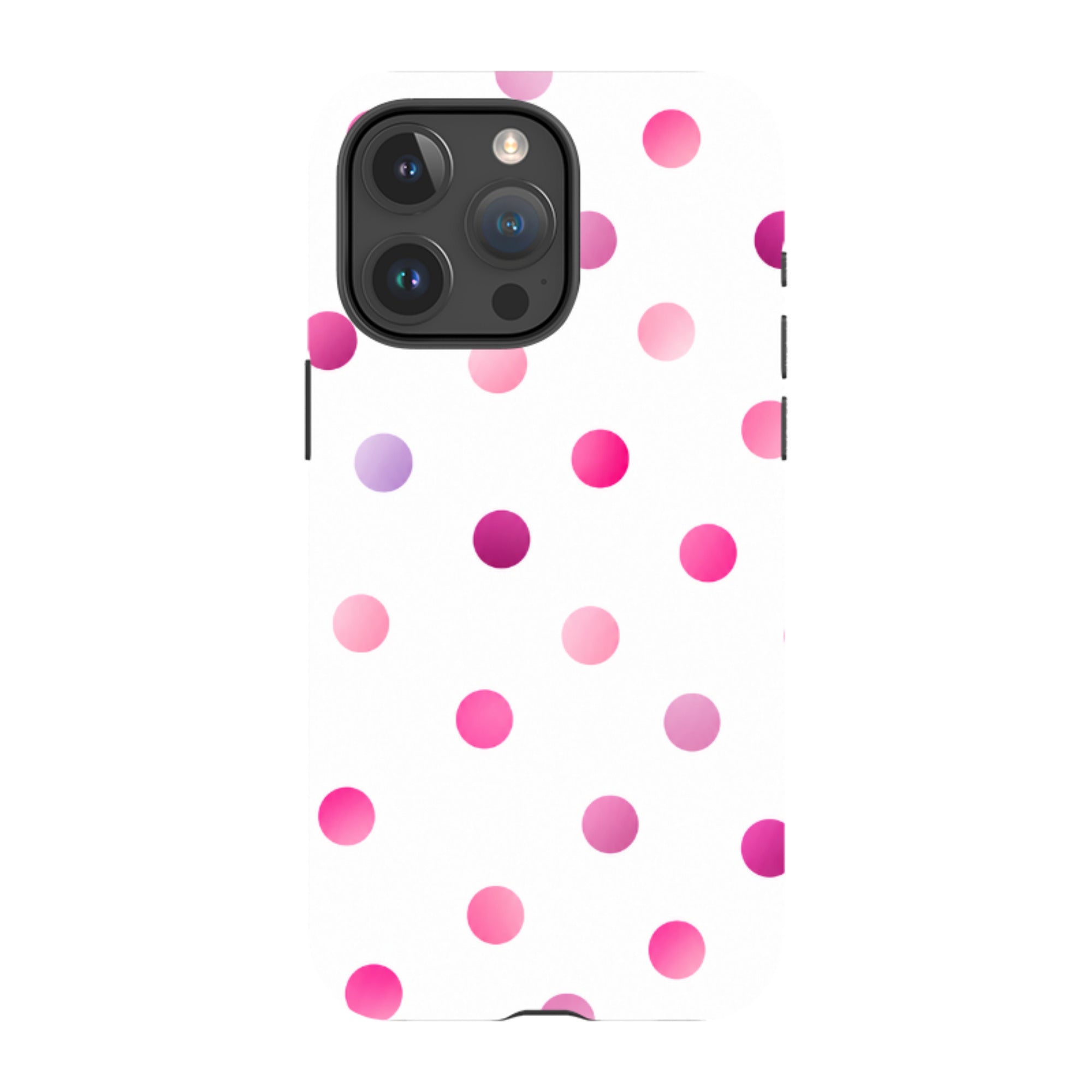 iPhone Tough Case - Pink Polka Dot
