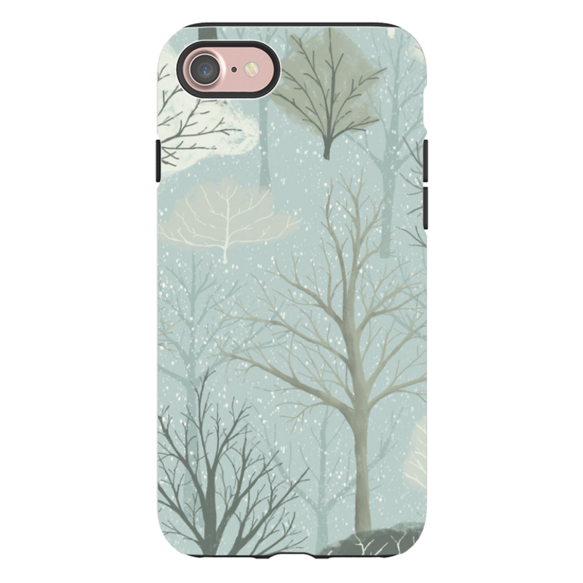 iPhone Tough Case - Winter Trees By Maja Lindberg