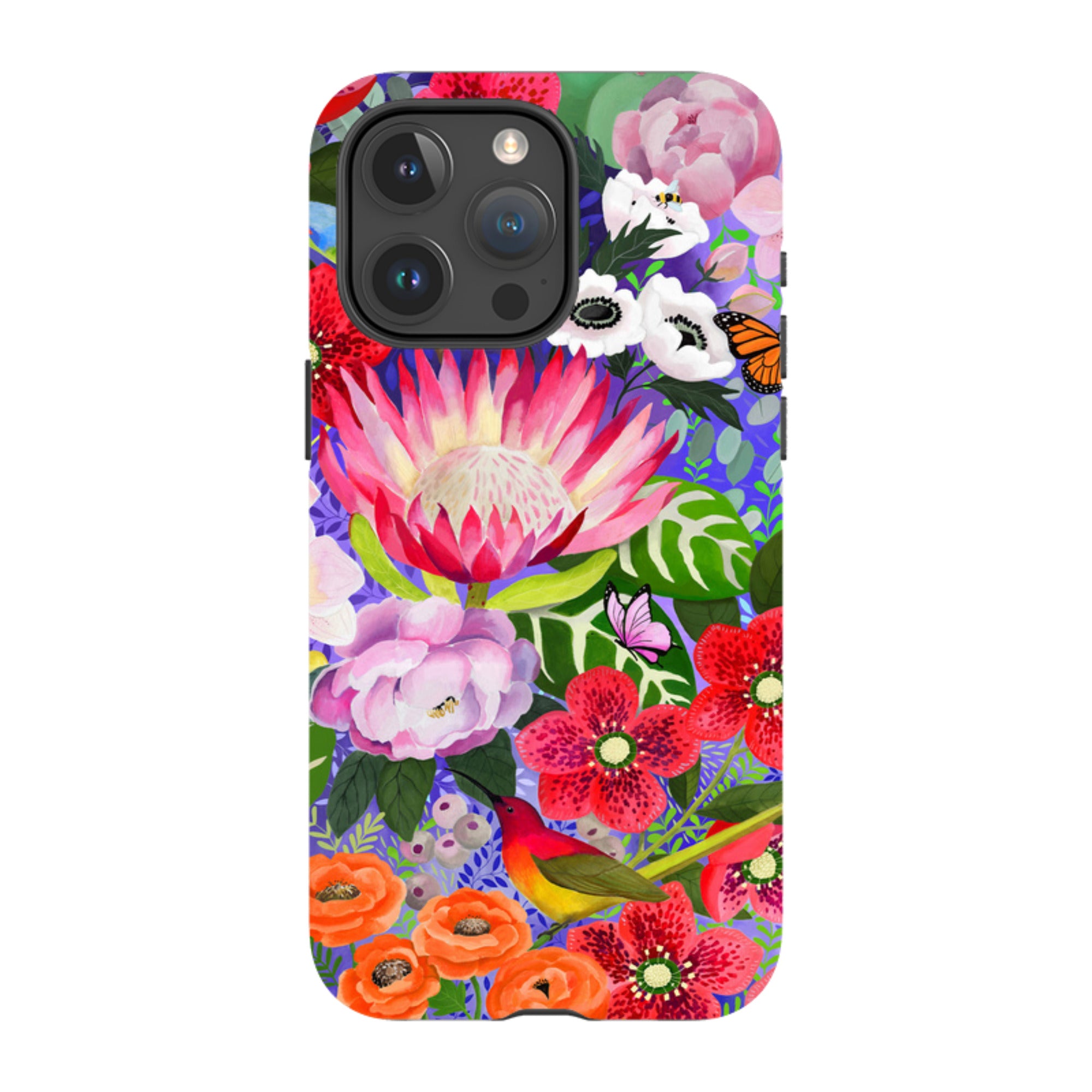 iPhone Tough Case - Exotic Birds By Bex Parkin