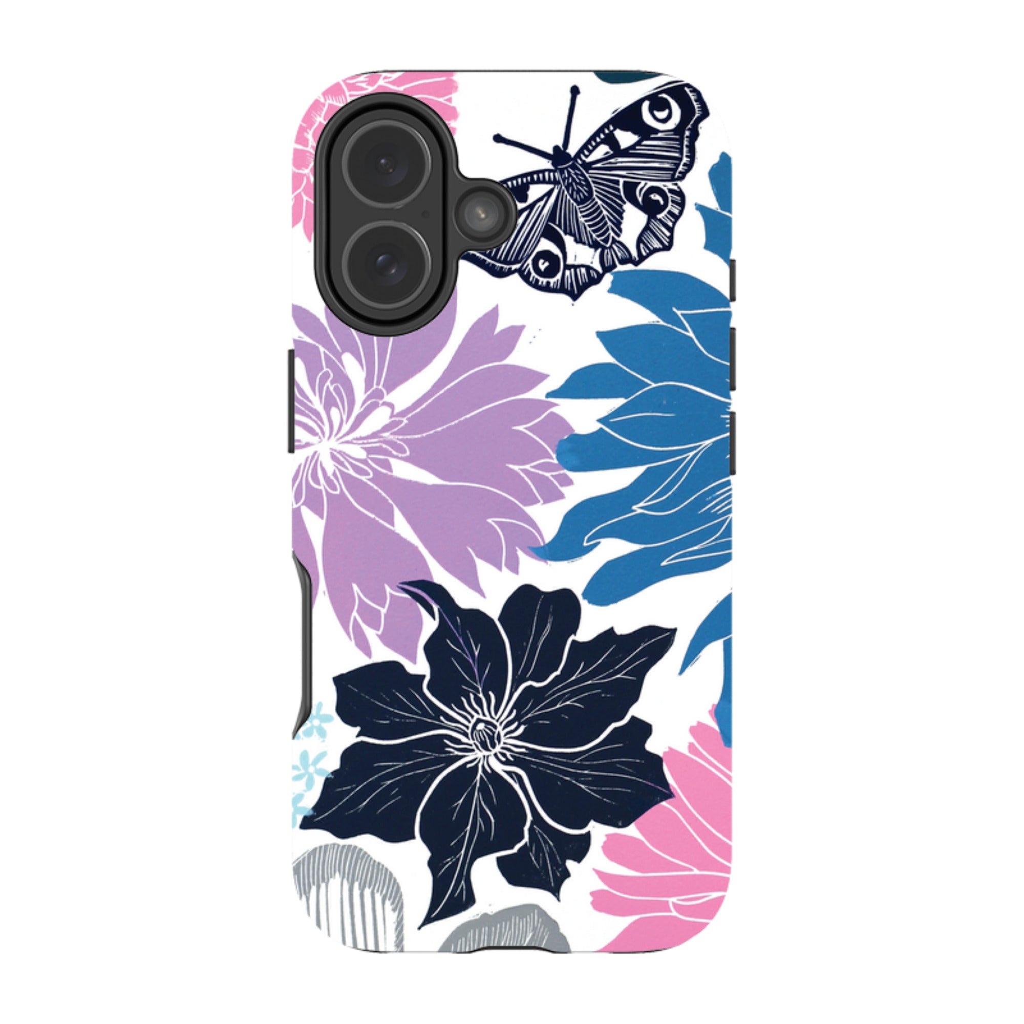 iPhone Tough Case - Cottage Garden Butterfly By Kate Heiss