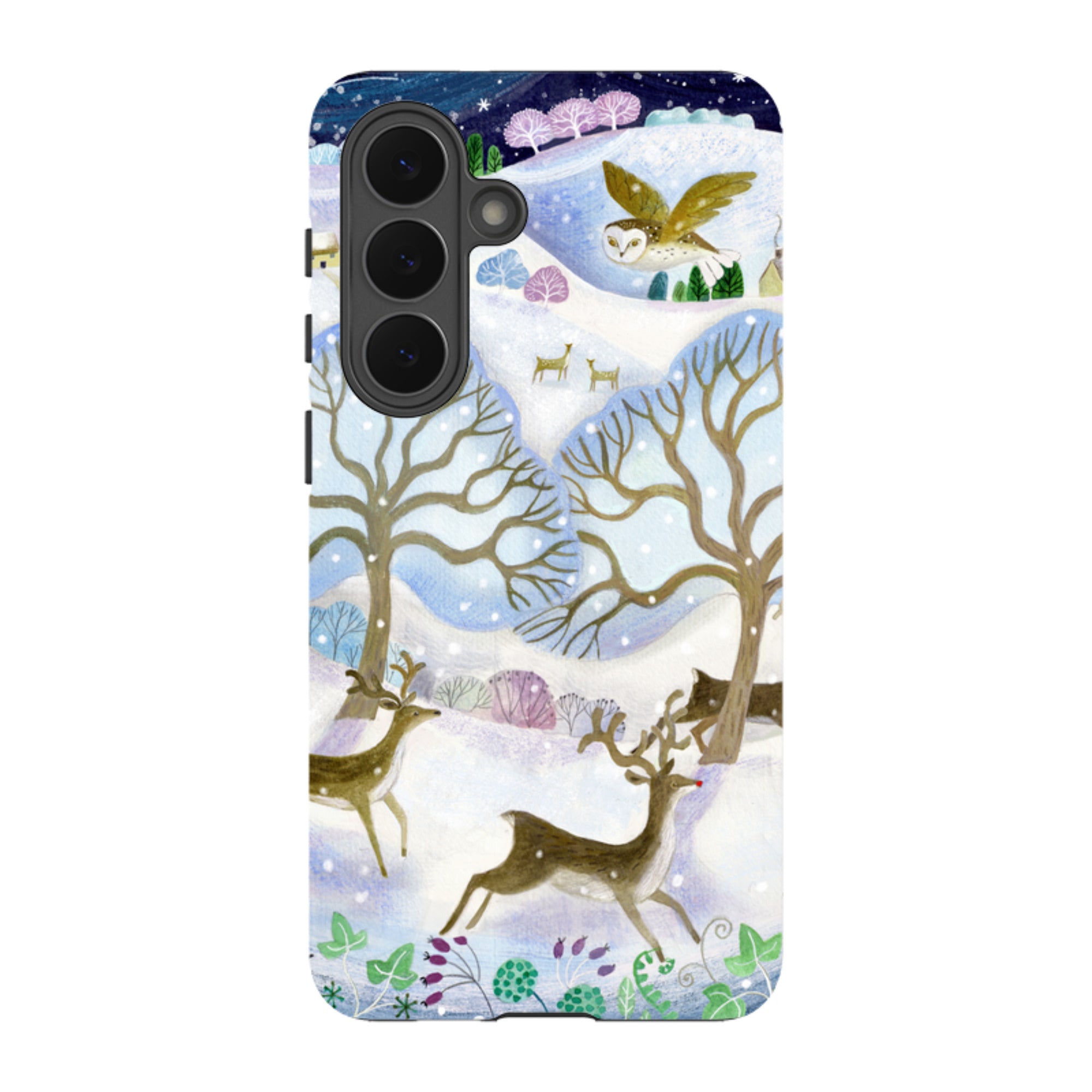 Samsung Tough Case - Winter Deer By Bex Parkin
