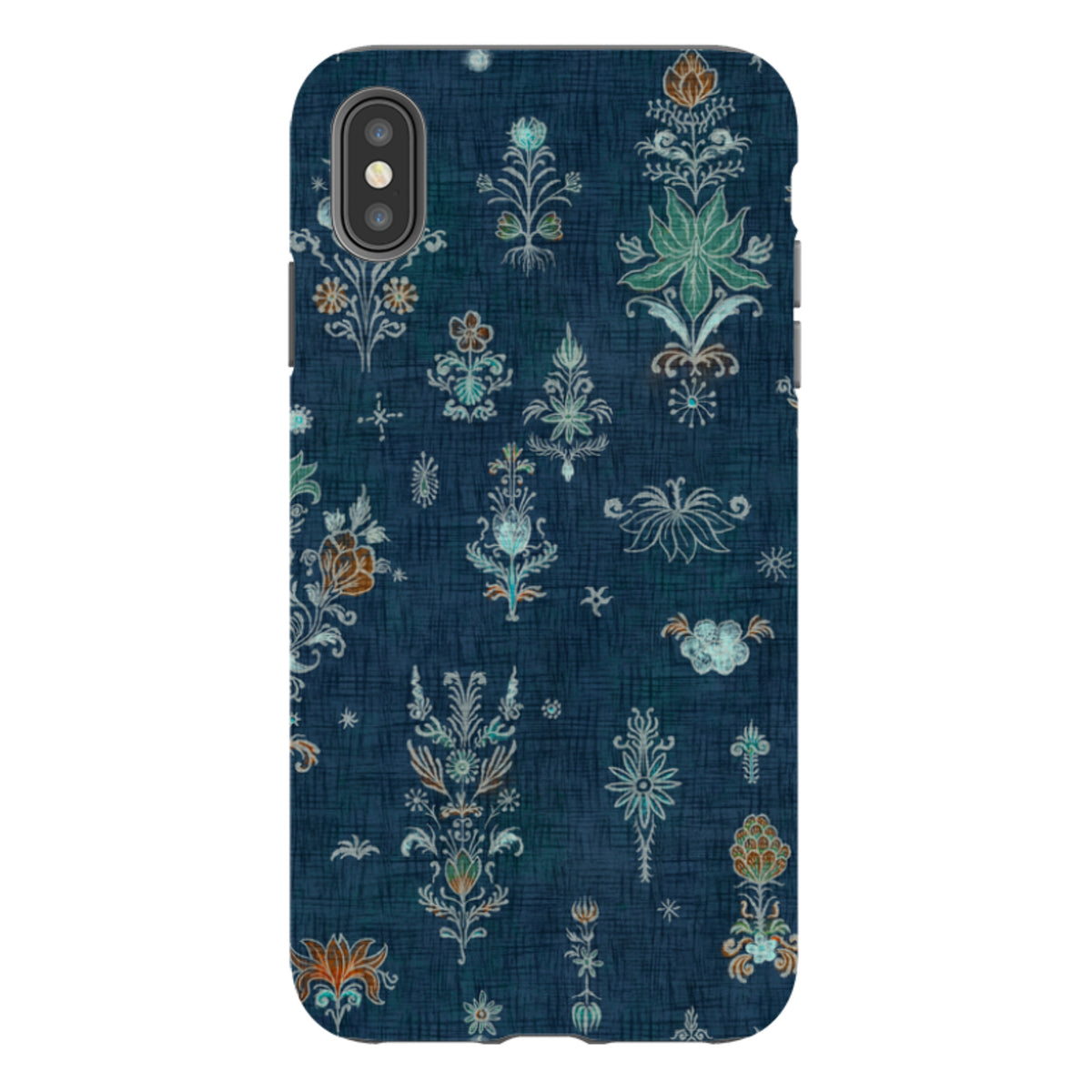 iPhone Tough Case - Jewel Spirit - Navy Rust By Katherine Quinn