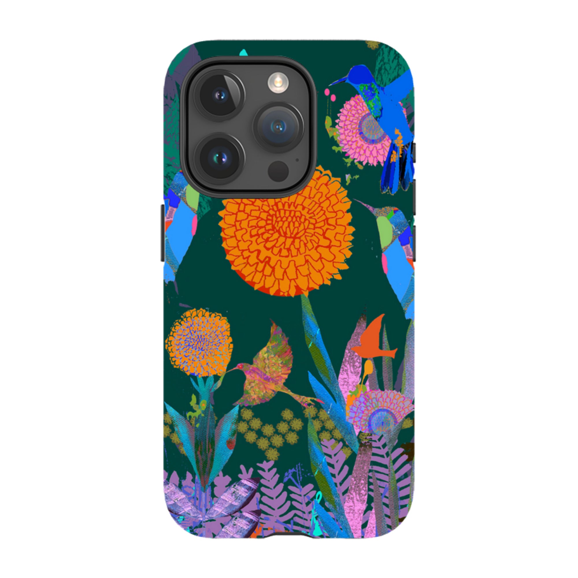 iPhone Tough Case - Hummingbird Forest By Tiffany Lynch