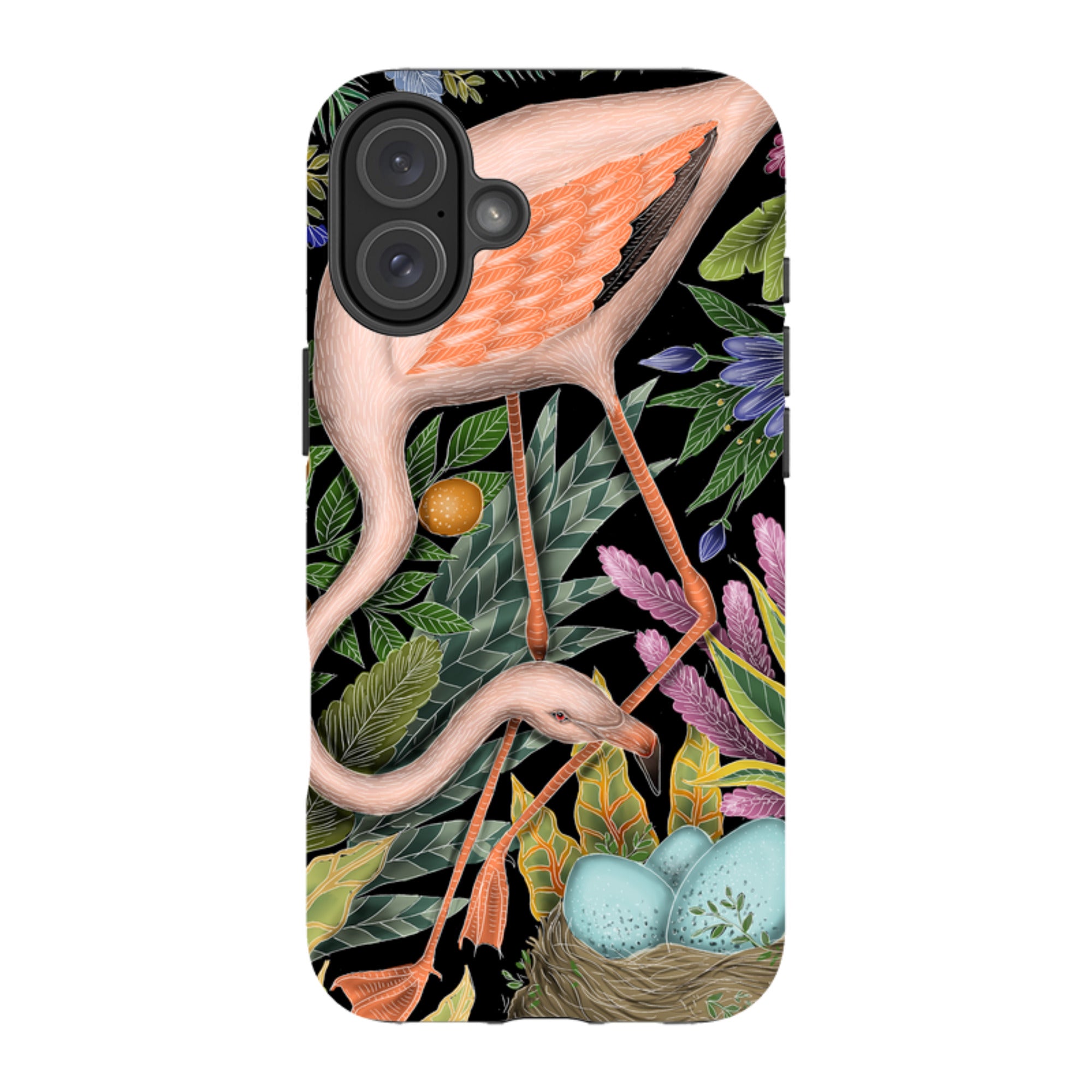 iPhone MagSafe Tough Case - Flamingo By Catherine Rowe