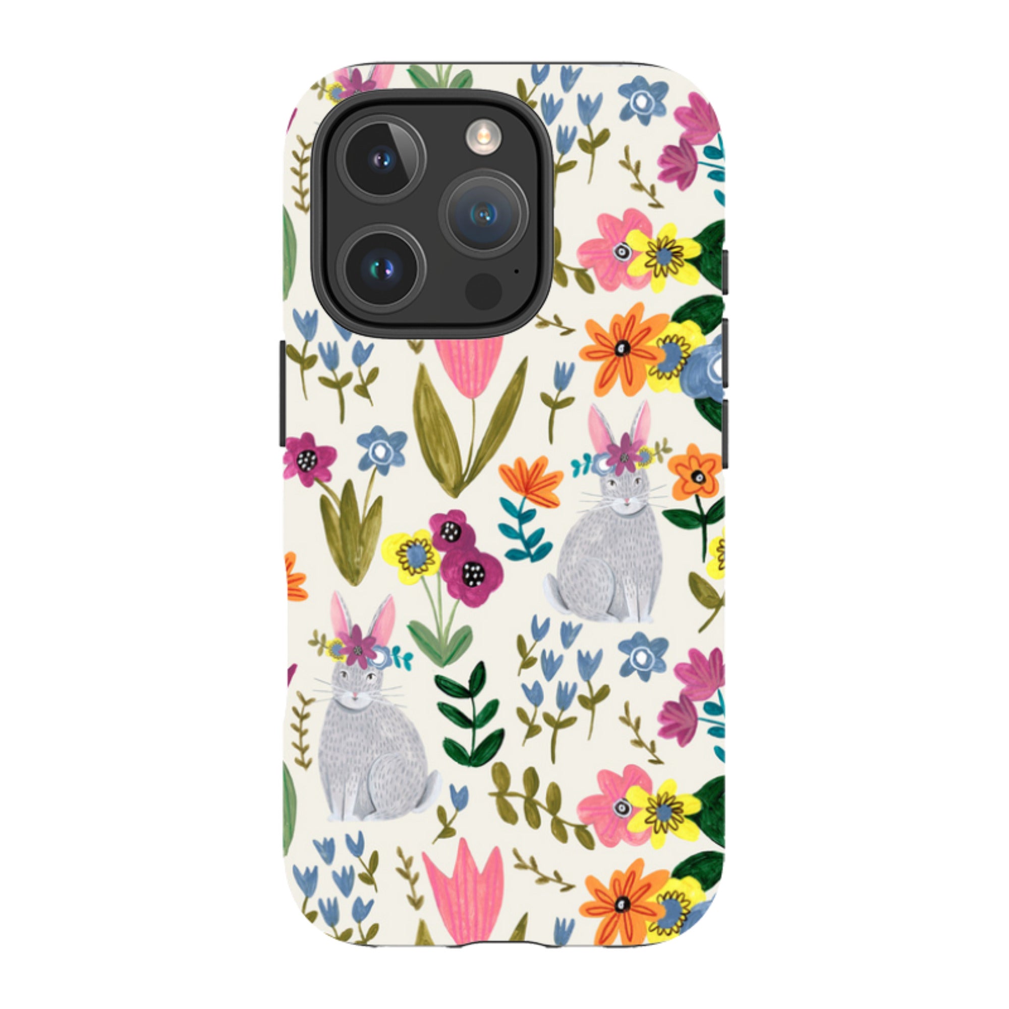 iPhone MagSafe Tough Case -  Rabbit Floral By Caroline Bonne Muller