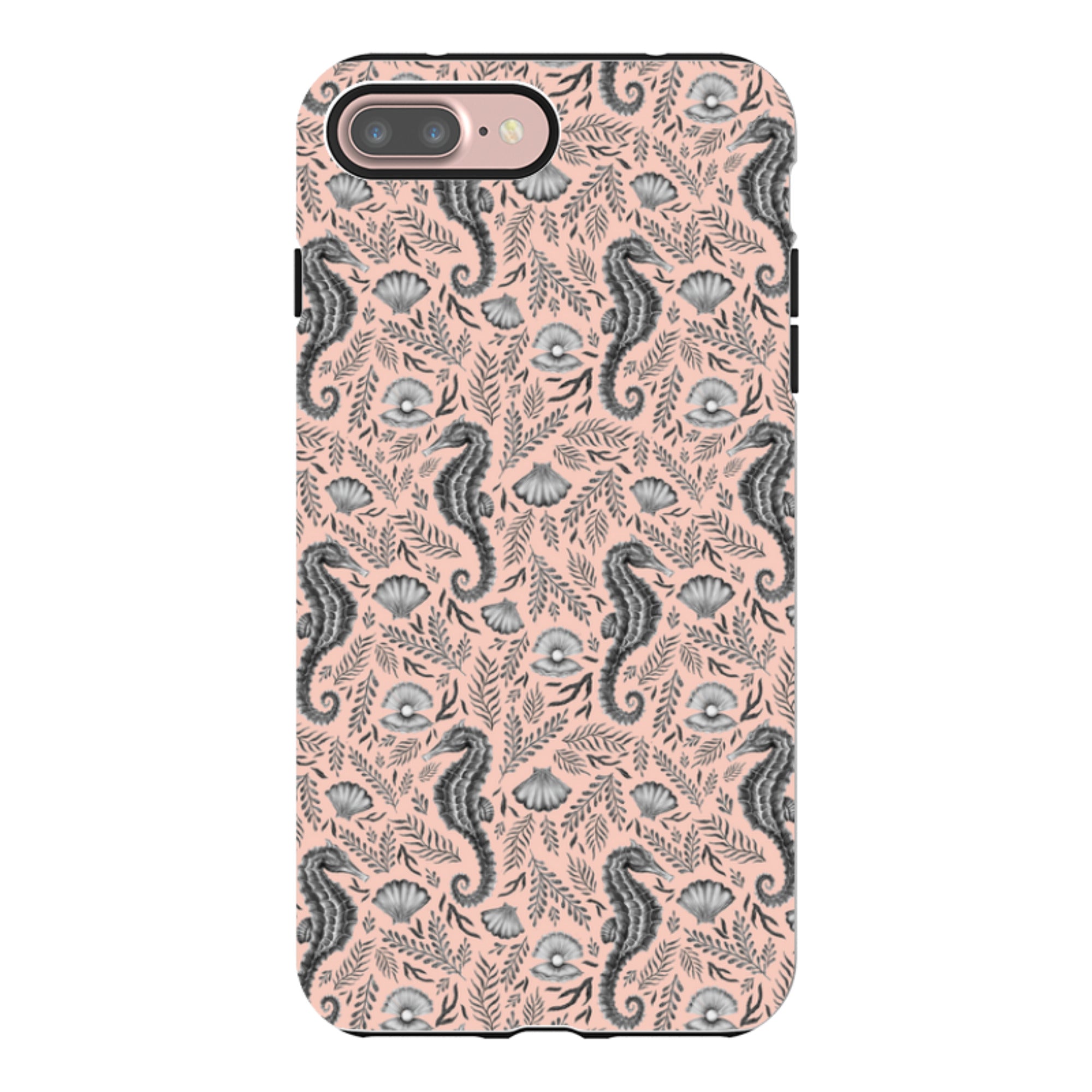 iPhone Tough Case - Seahorse Coral By Catherine Rowe