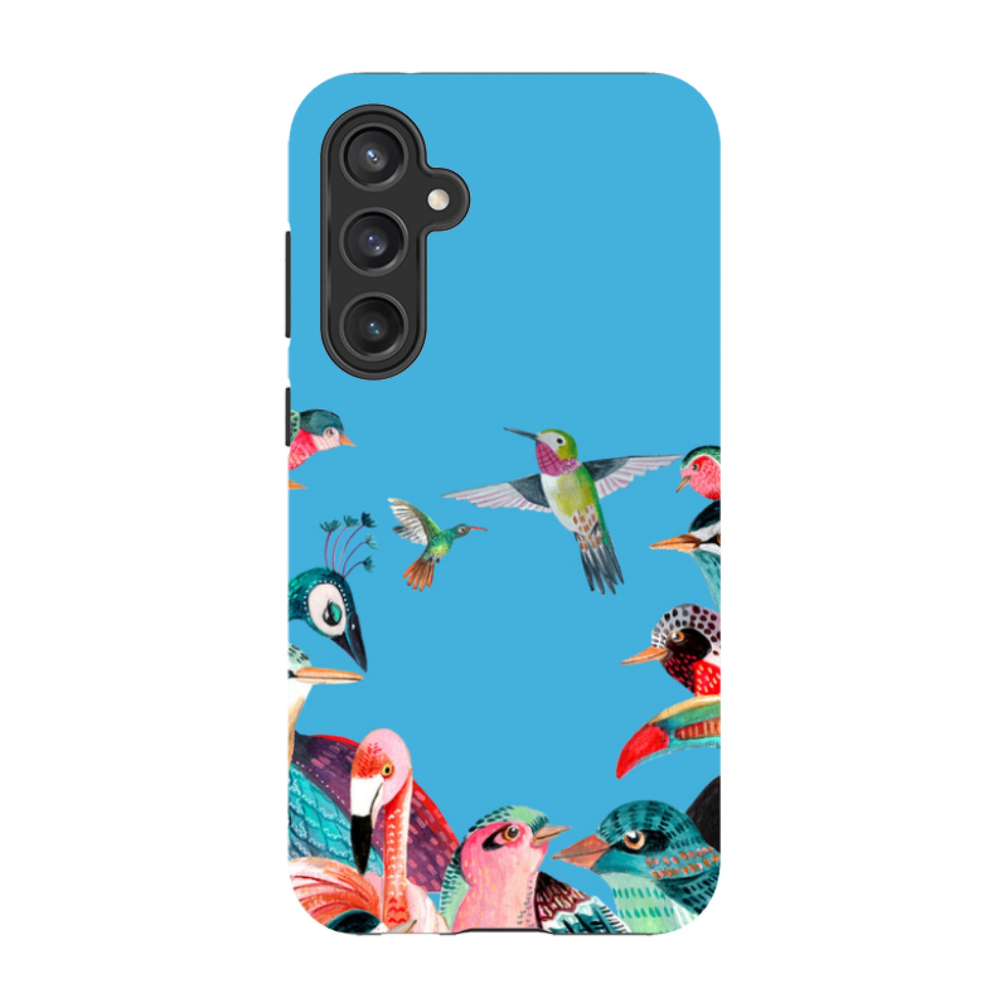 Samsung Tough Case - Blue Birds By Caroline Bonne Muller
