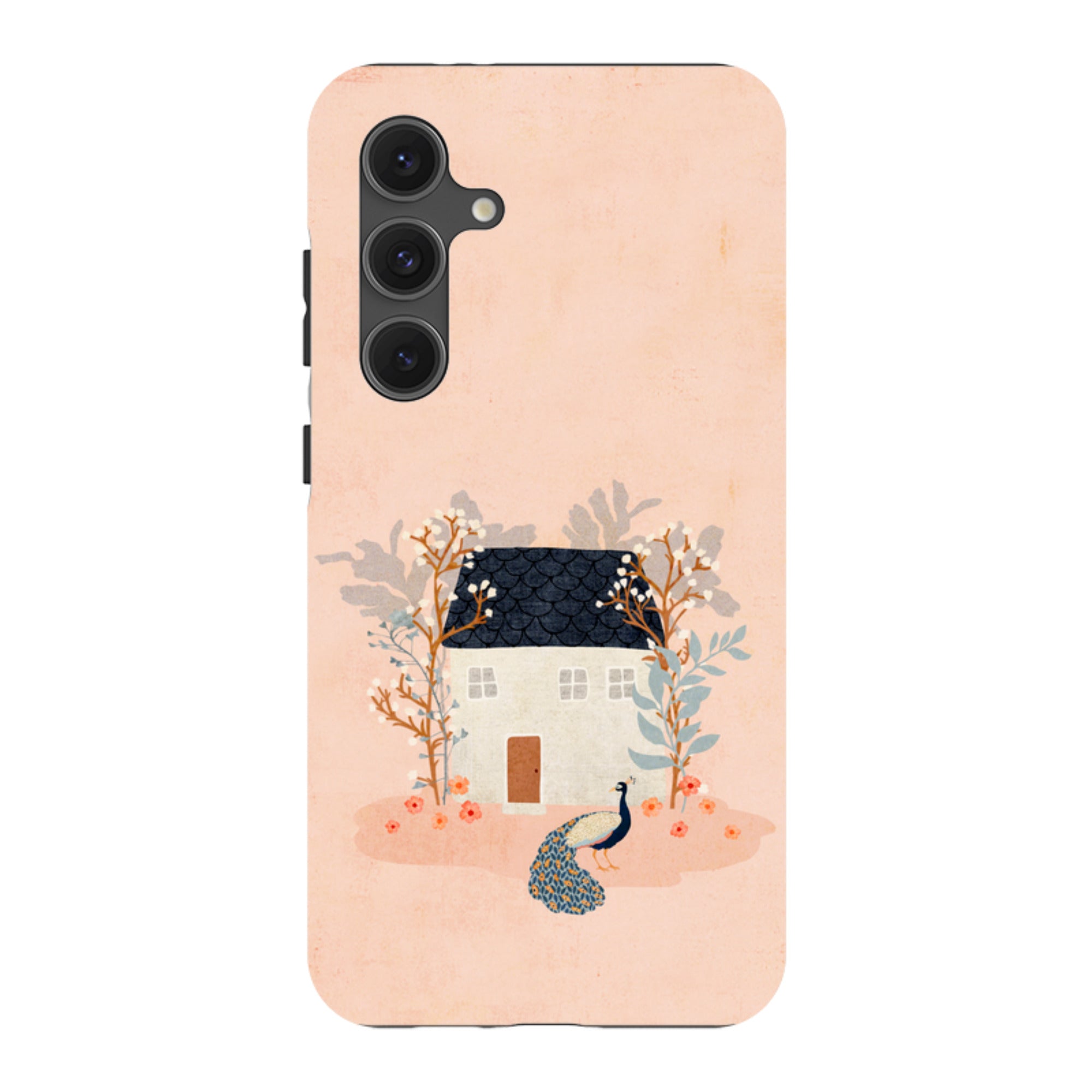 Samsung Tough Case - Home Pink By Katherine Quinn