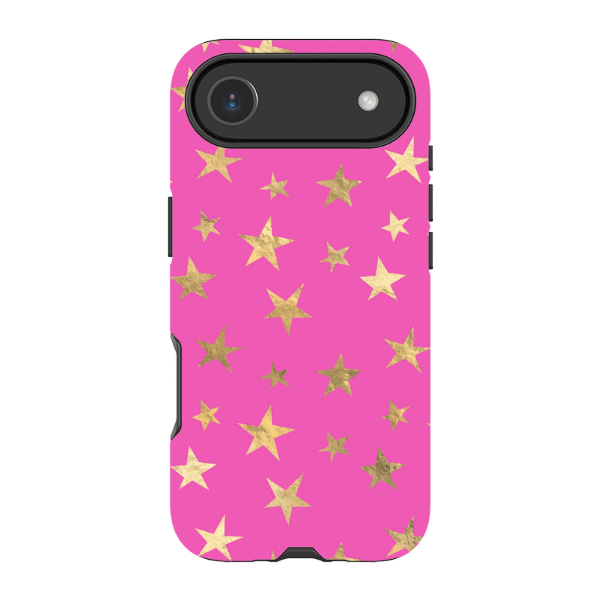 iPhone MagSafe Tough Case - Pink and Gold Stars