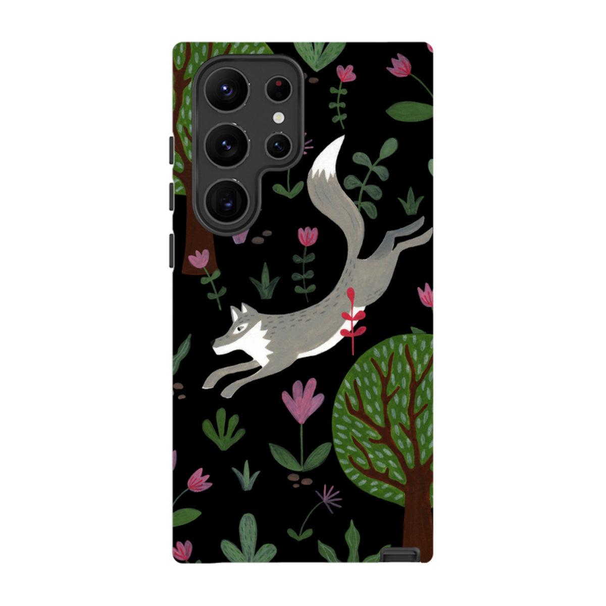 Samsung Tough Case - Wolf In Trees By Bex Parkin
