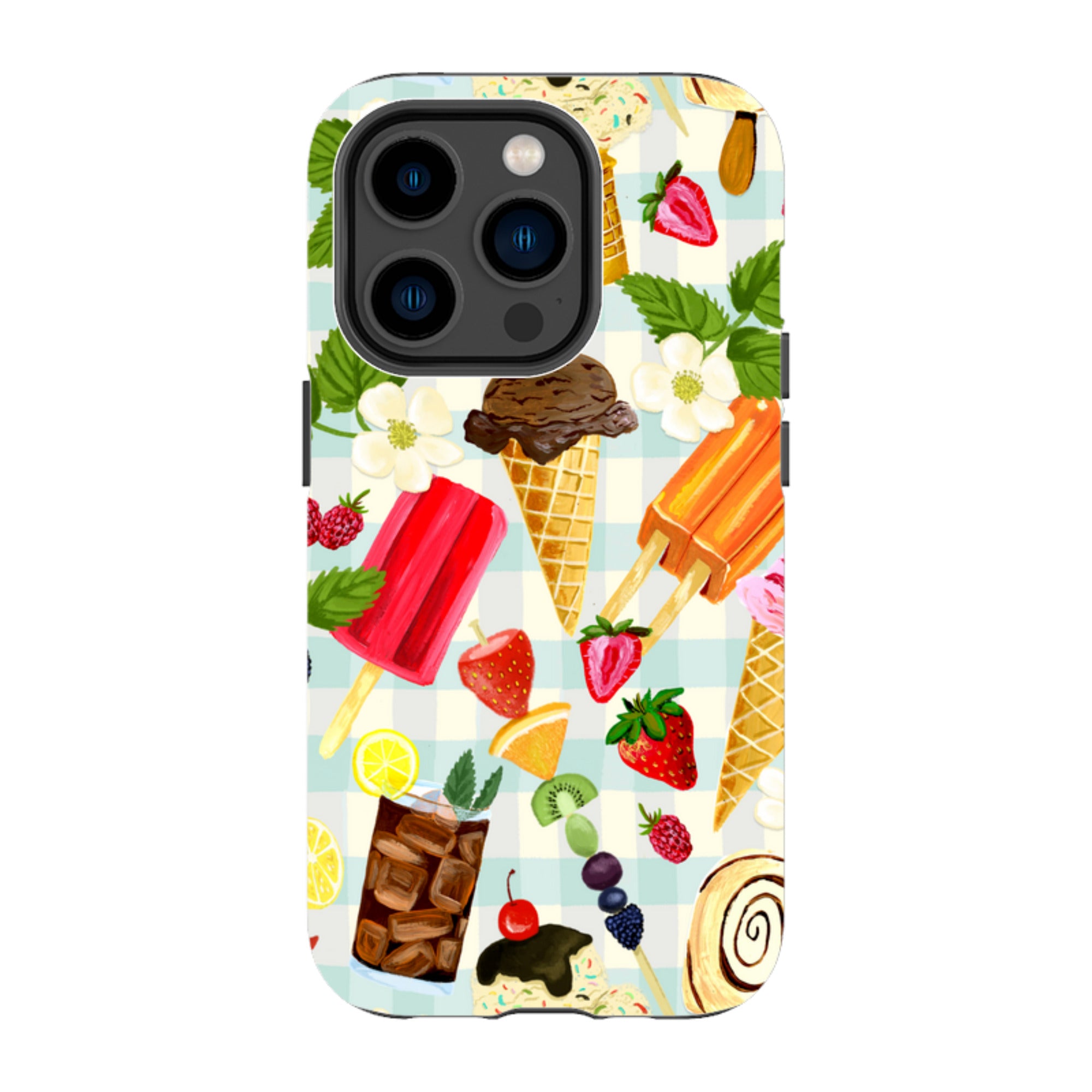 iPhone MagSafe Tough Case - Ice Floral By Abby Jacobs