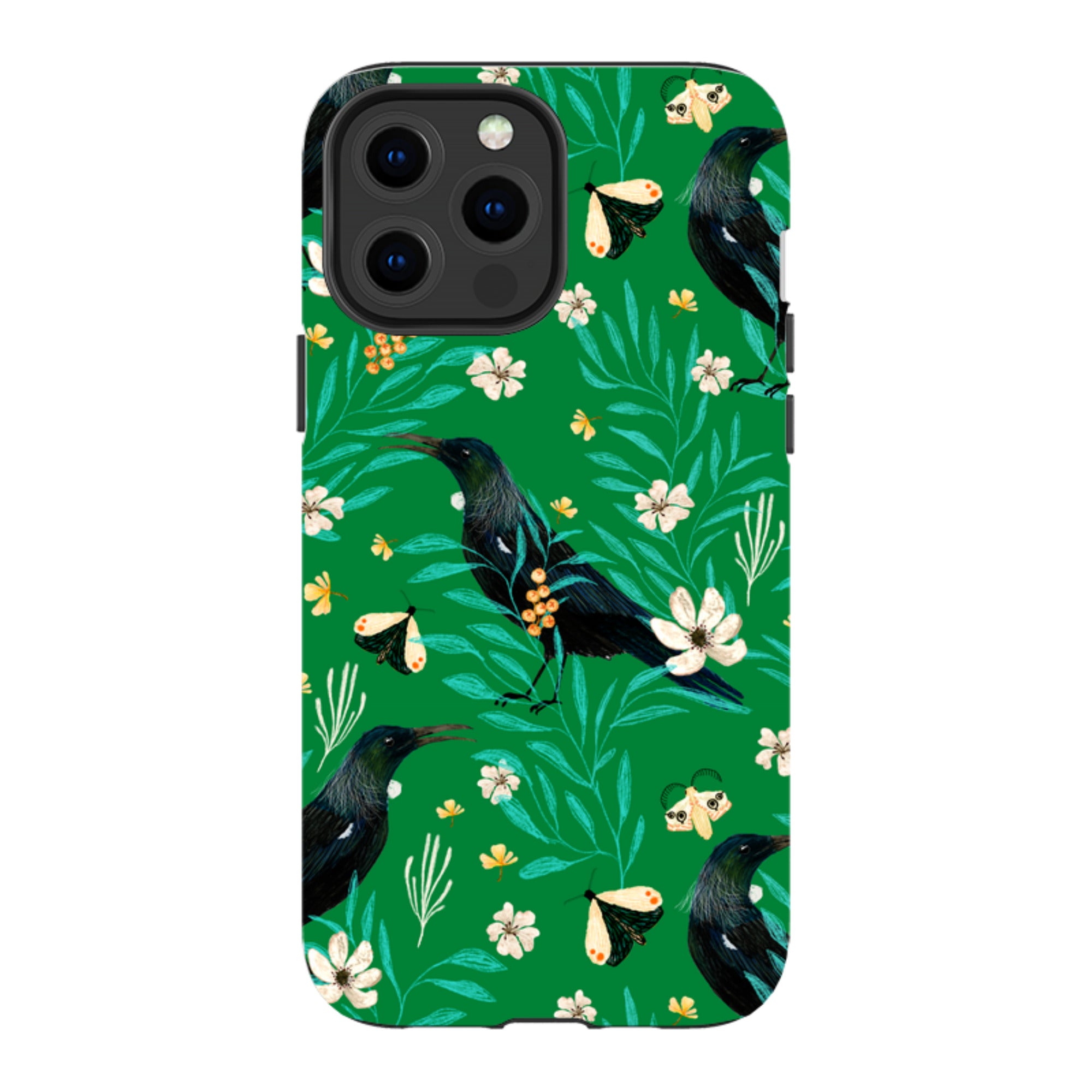 iPhone MagSafe Tough Case - Tui Green By Katherine Quinn
