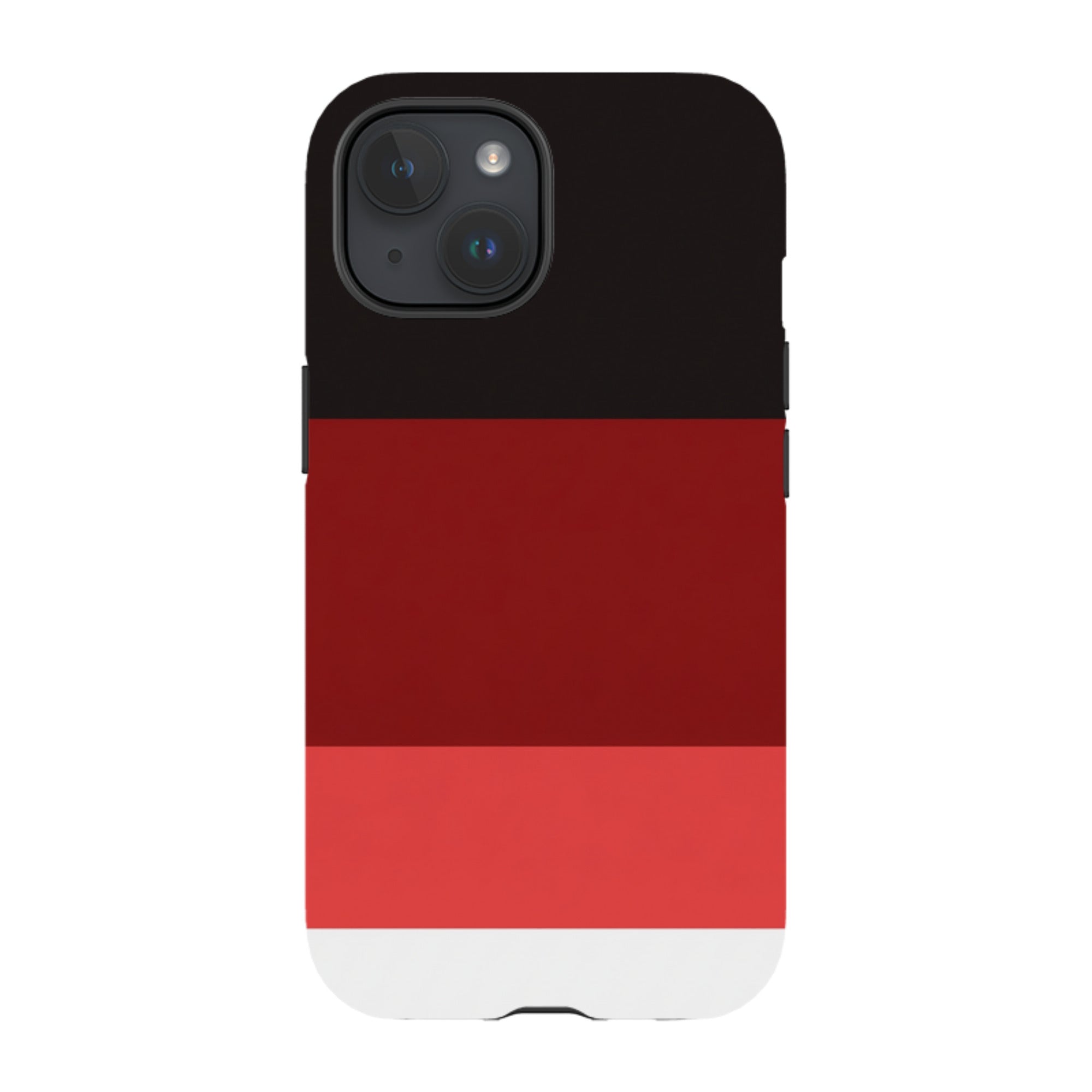 iPhone Tough Case - Crimson and Black Gradient