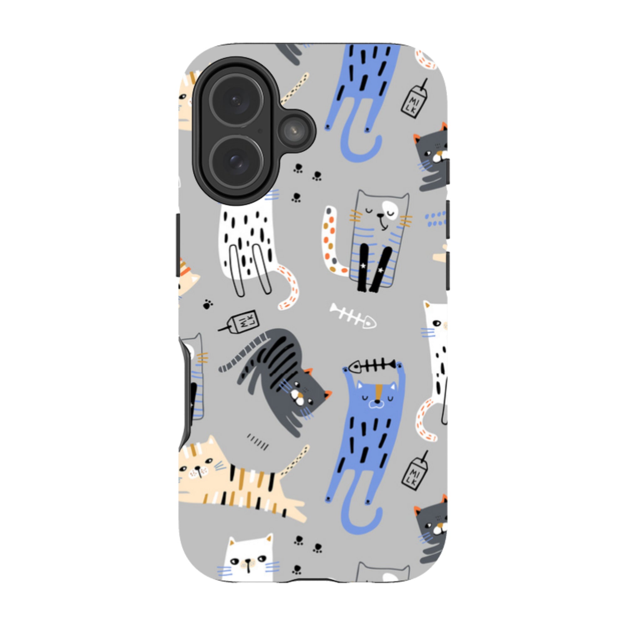 iPhone Tough Case - Cat And Bone