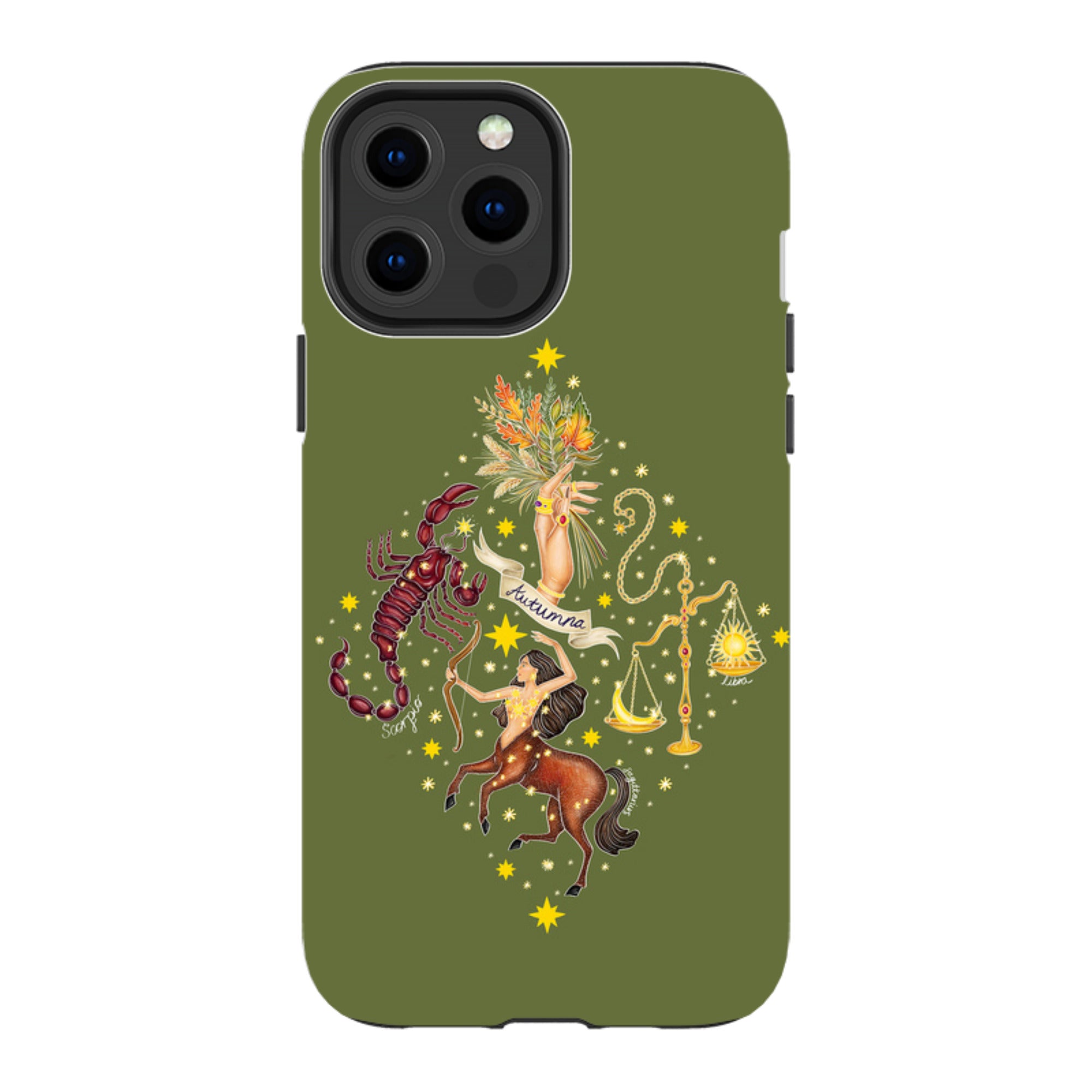iPhone MagSafe Tough Case - Autumn Zodiac By Catherine Rowe