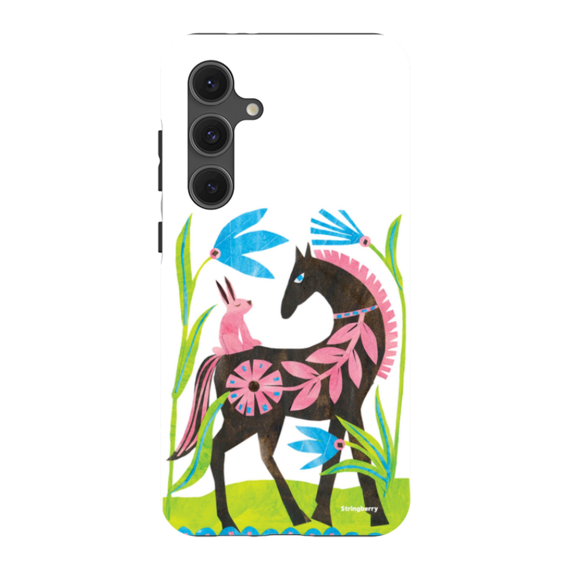 Samsung Tough Case - Folk Horse And Bunny By Tracey English
