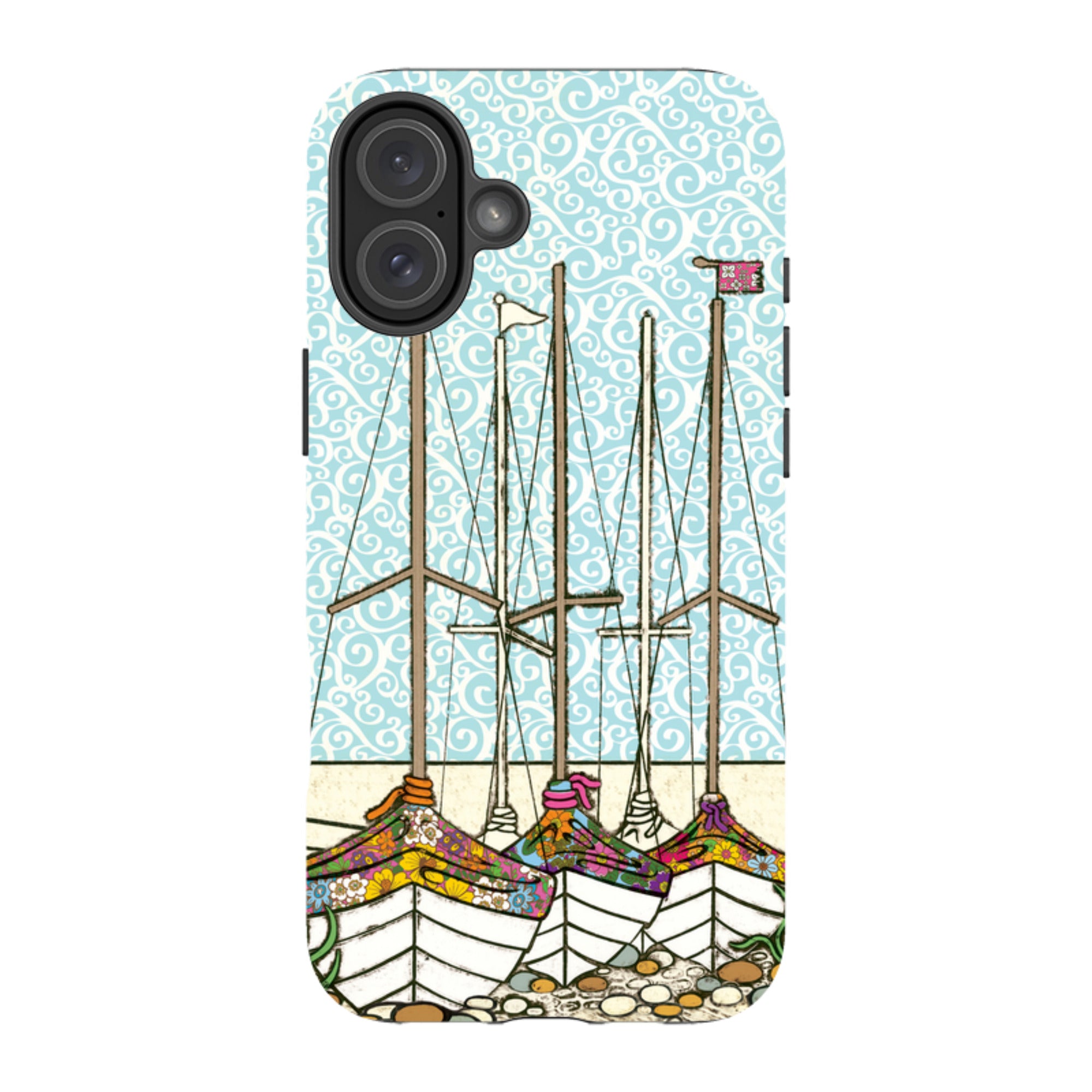 iPhone MagSafe Tough Case -  Boats At Rest By Amelia Bowman