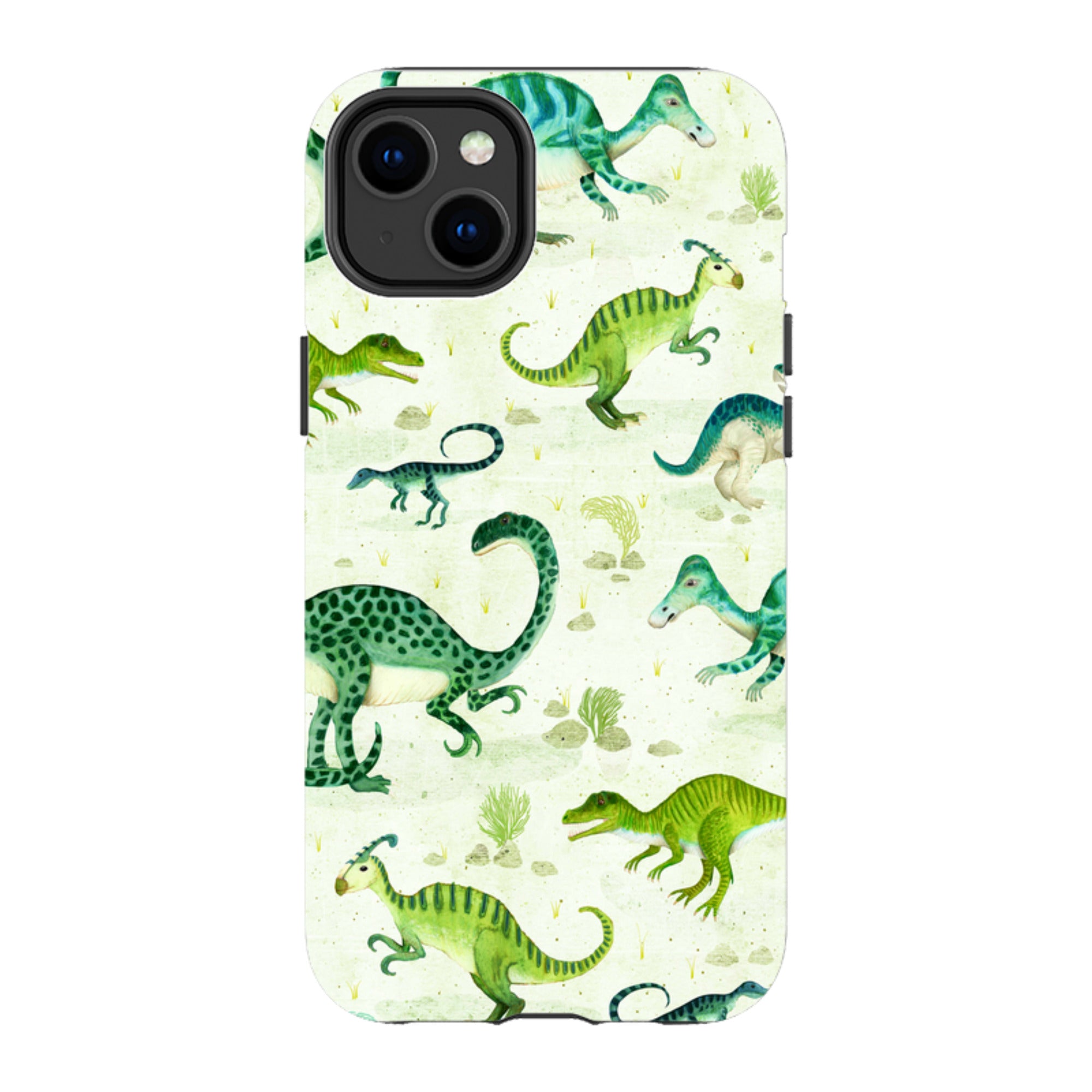 iPhone Tough Case - Dinoland By Katherine Quinn