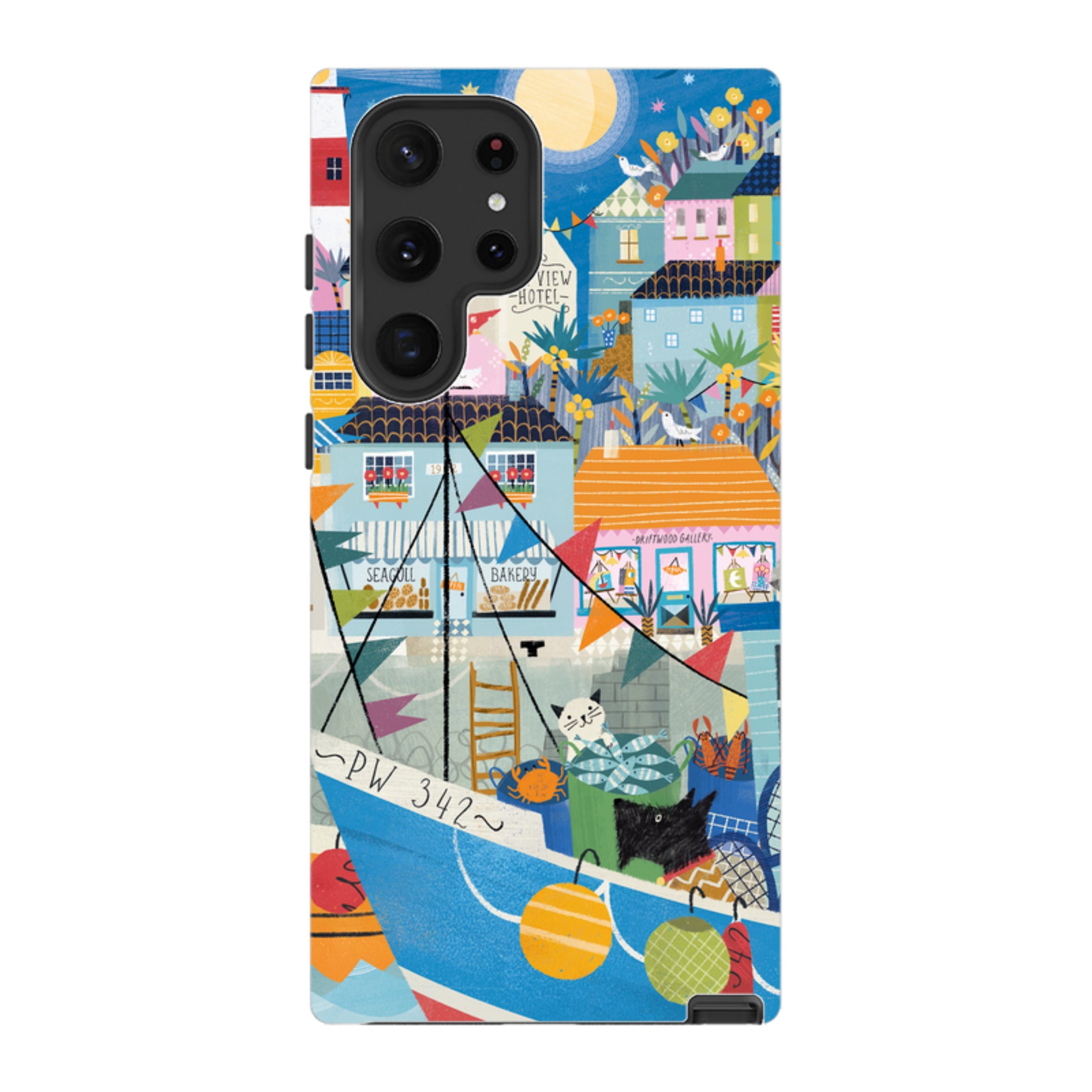 Samsung Tough  Case - Night Harbour 2 By Ali Brookes