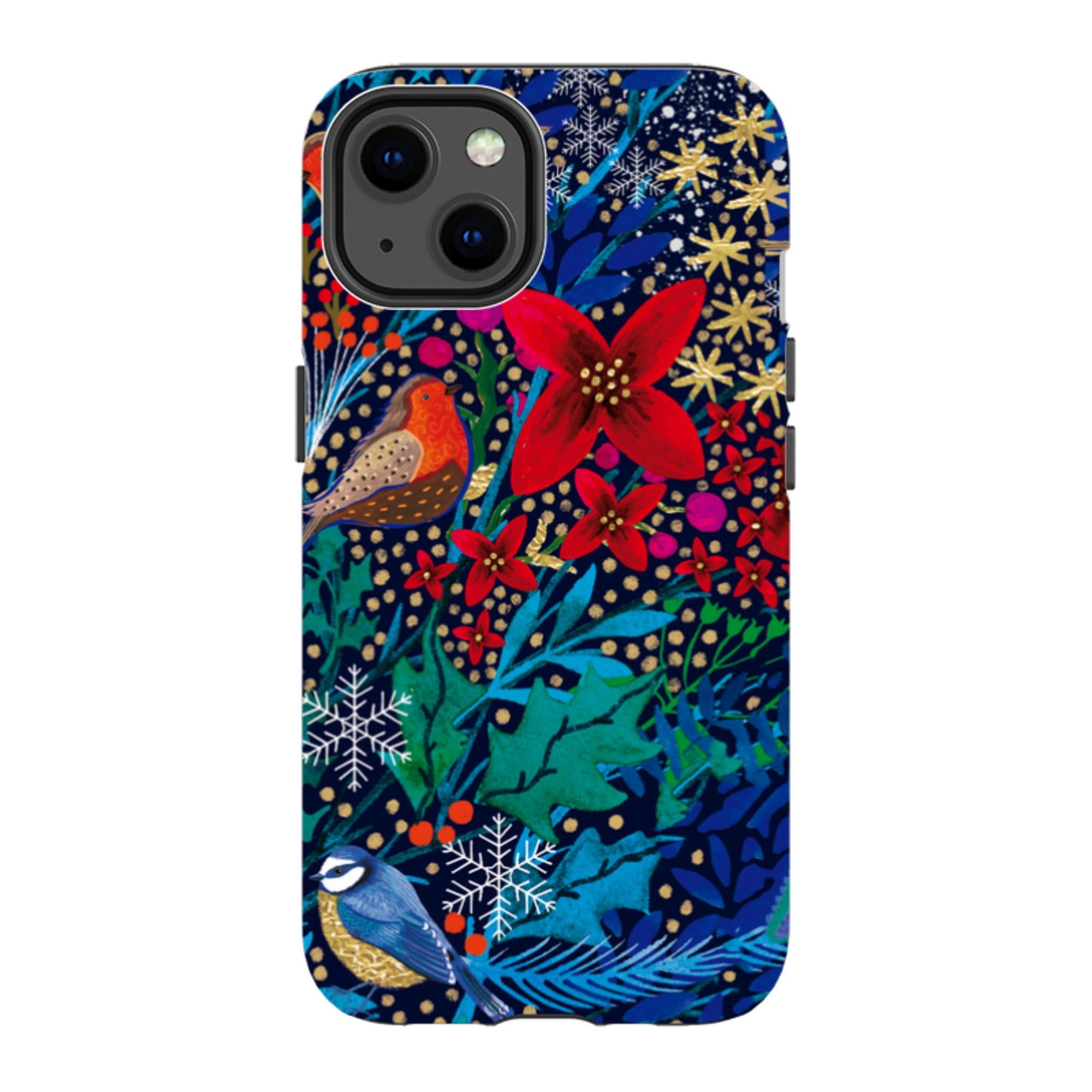 iPhone Tough Case - Xmas Robin II By Emma Frances Grant