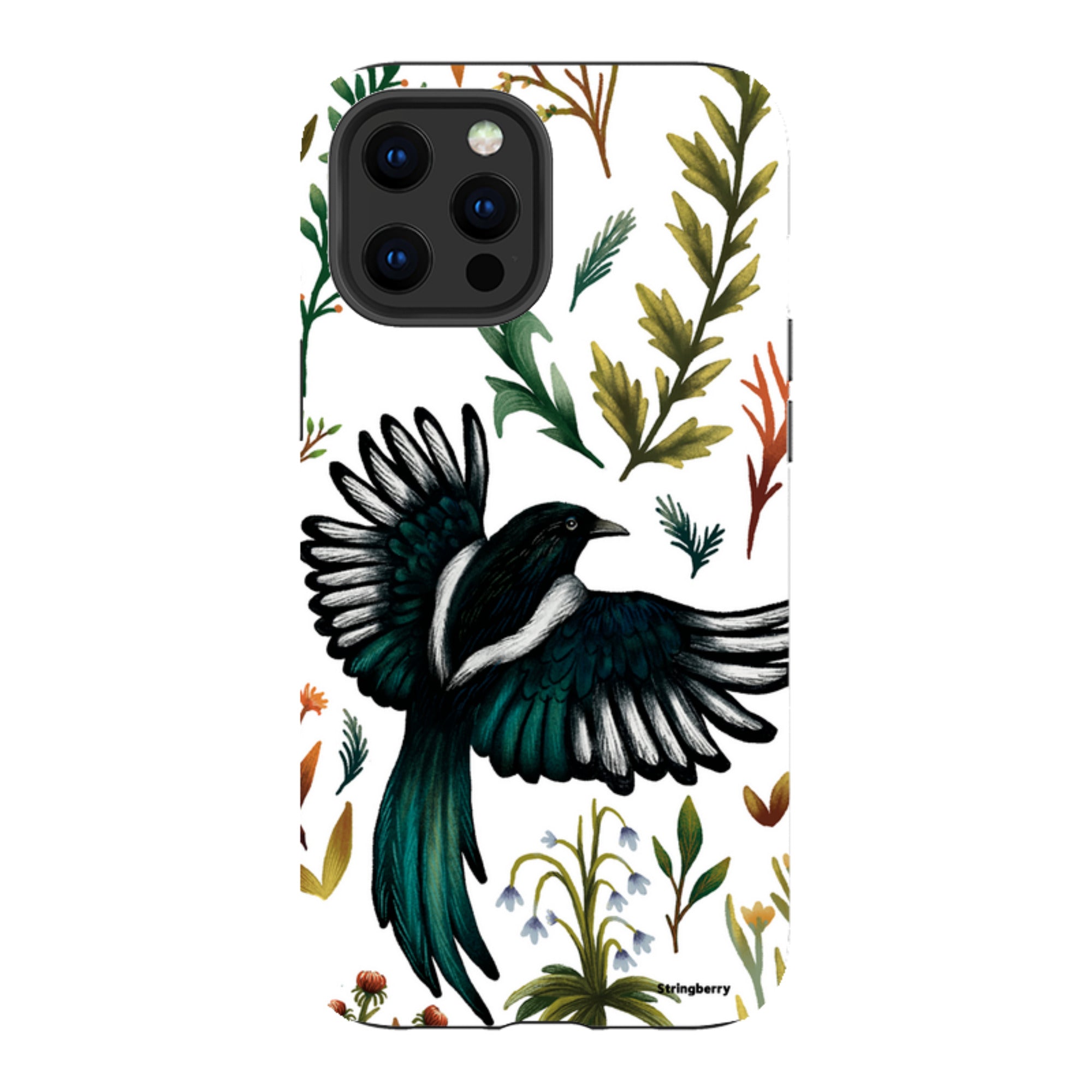 iPhone Tough Case - Magpie By Anna Stead