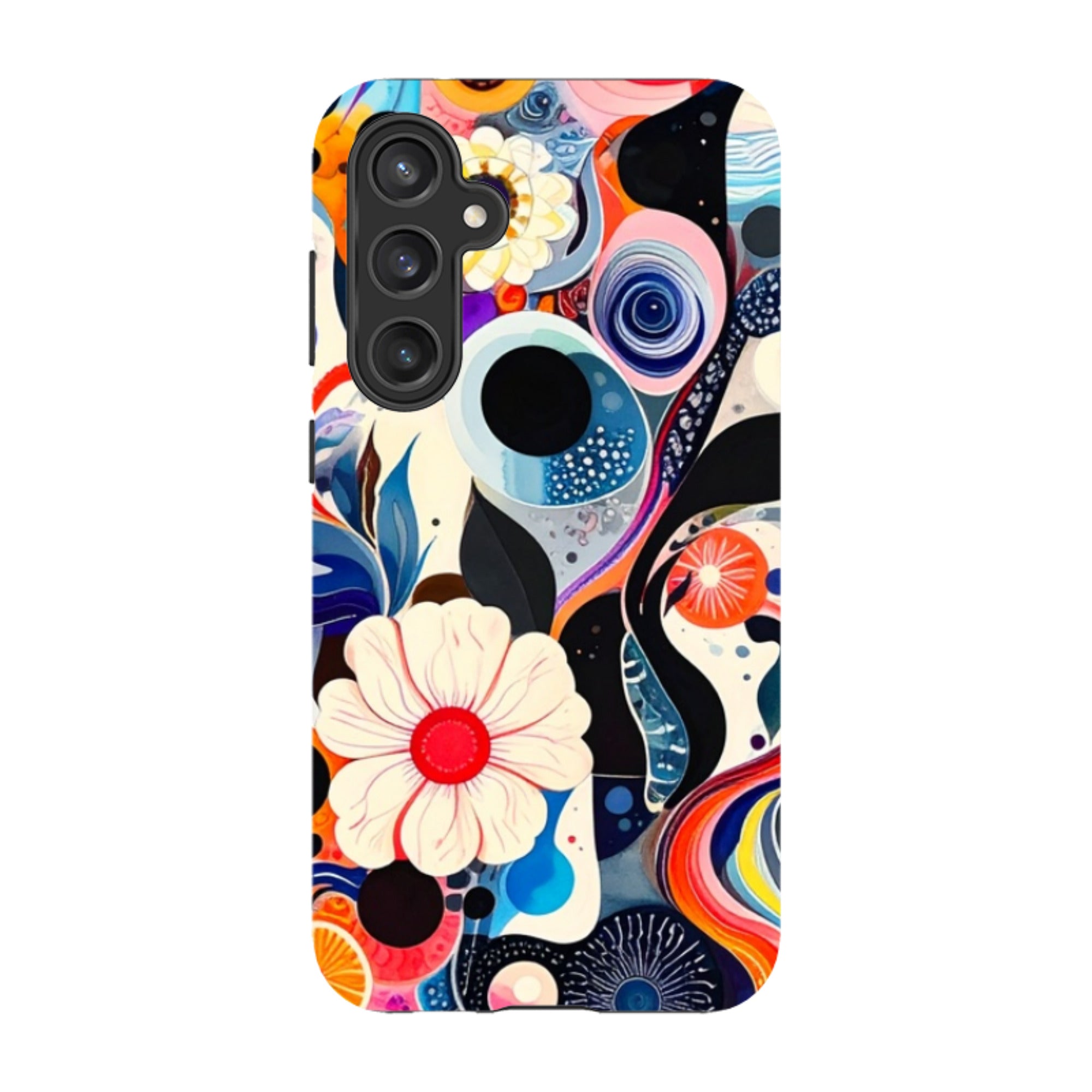 Samsung Tough Case - Floral Marble