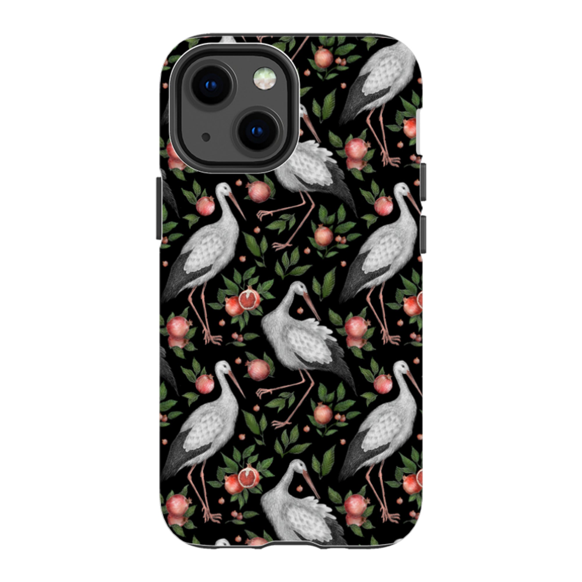 iPhone Tough Case - Stork Pattern By Catherine Rowe