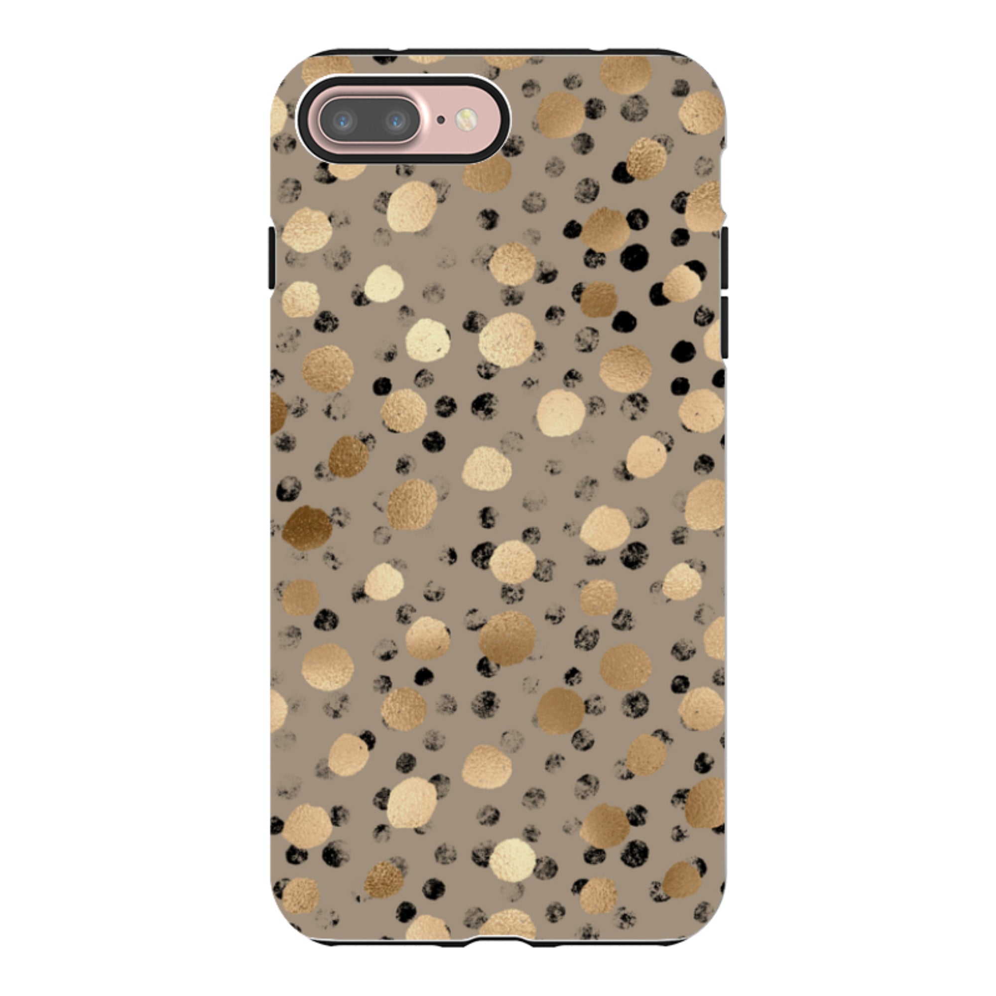 iPhone Tough Case - Marble Dots (case does not glitter)
