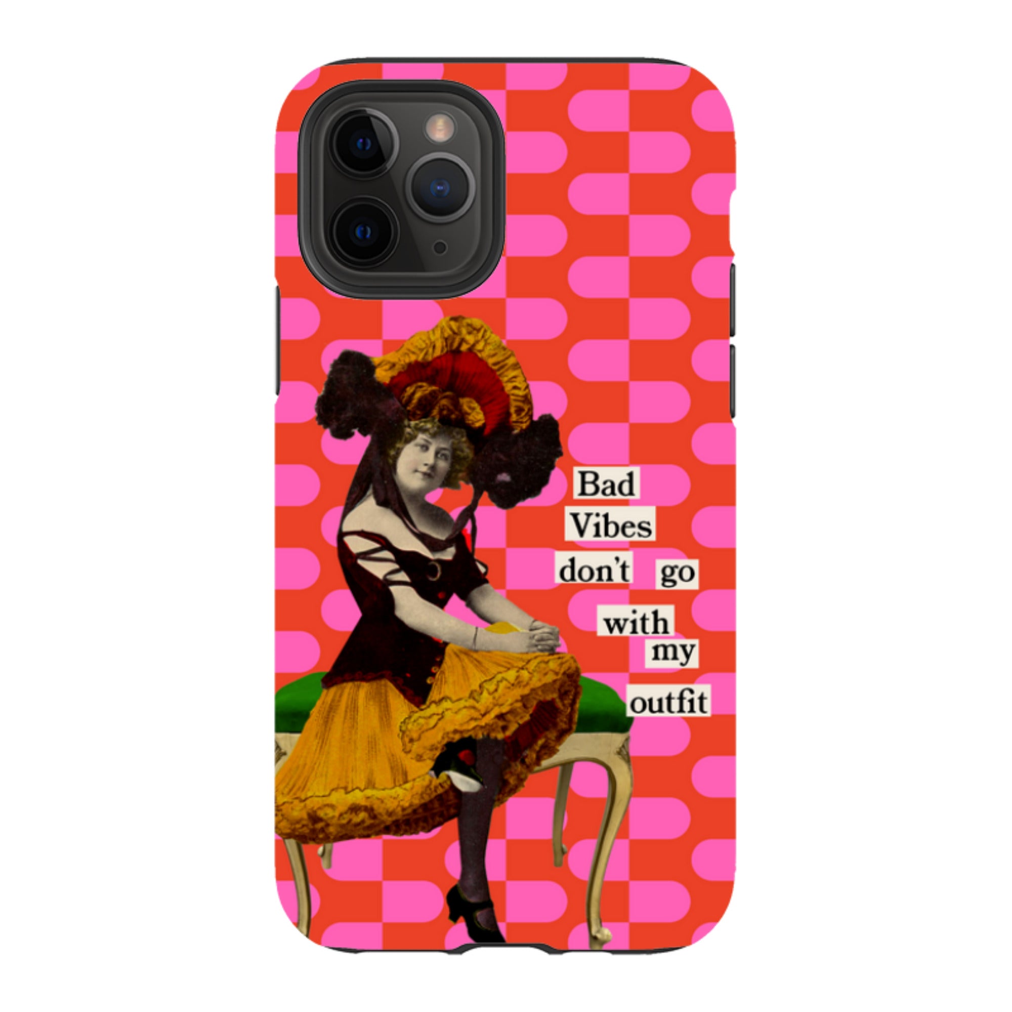 iPhone Tough Case - Bad Vibes By Clare Jordan