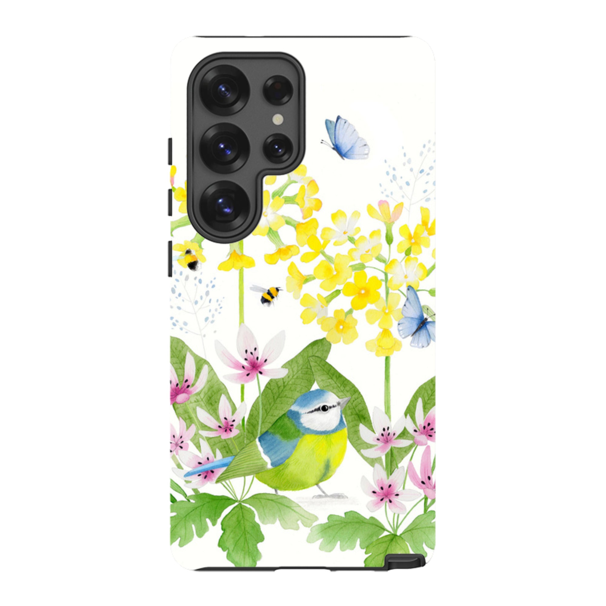 Samsung Tough Case - Blue Tit Garden By Bex Parkin