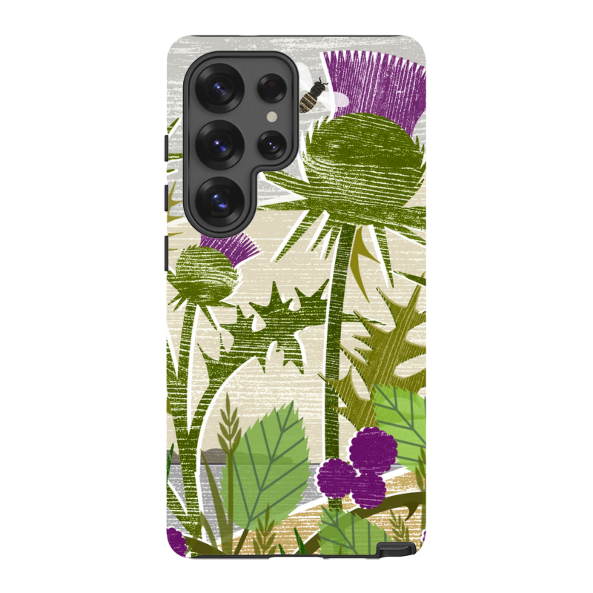 Samsung Tough Case - Purple Thistle By Liane Payne