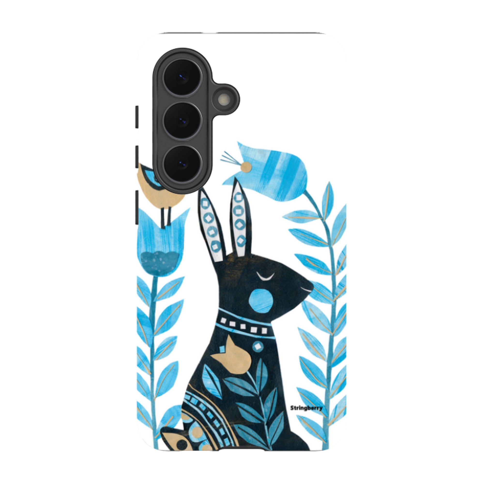 Samsung Tough Case - Folk Rabbit By Tracey English