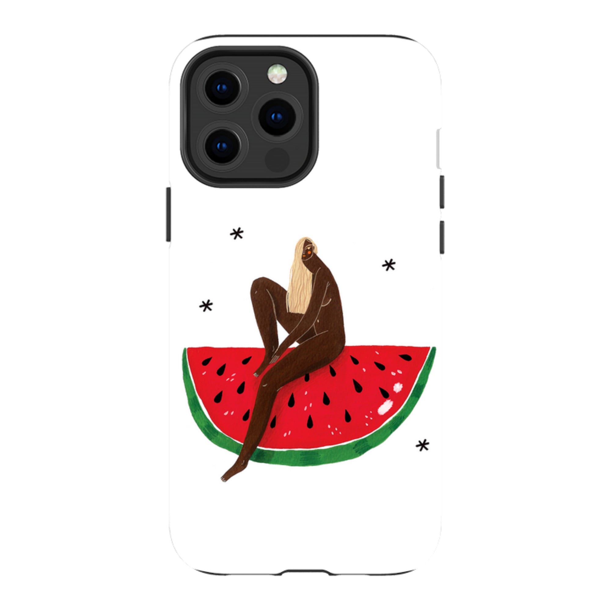 iPhone Tough Case - Watermelon Girl By Madalina Andronic