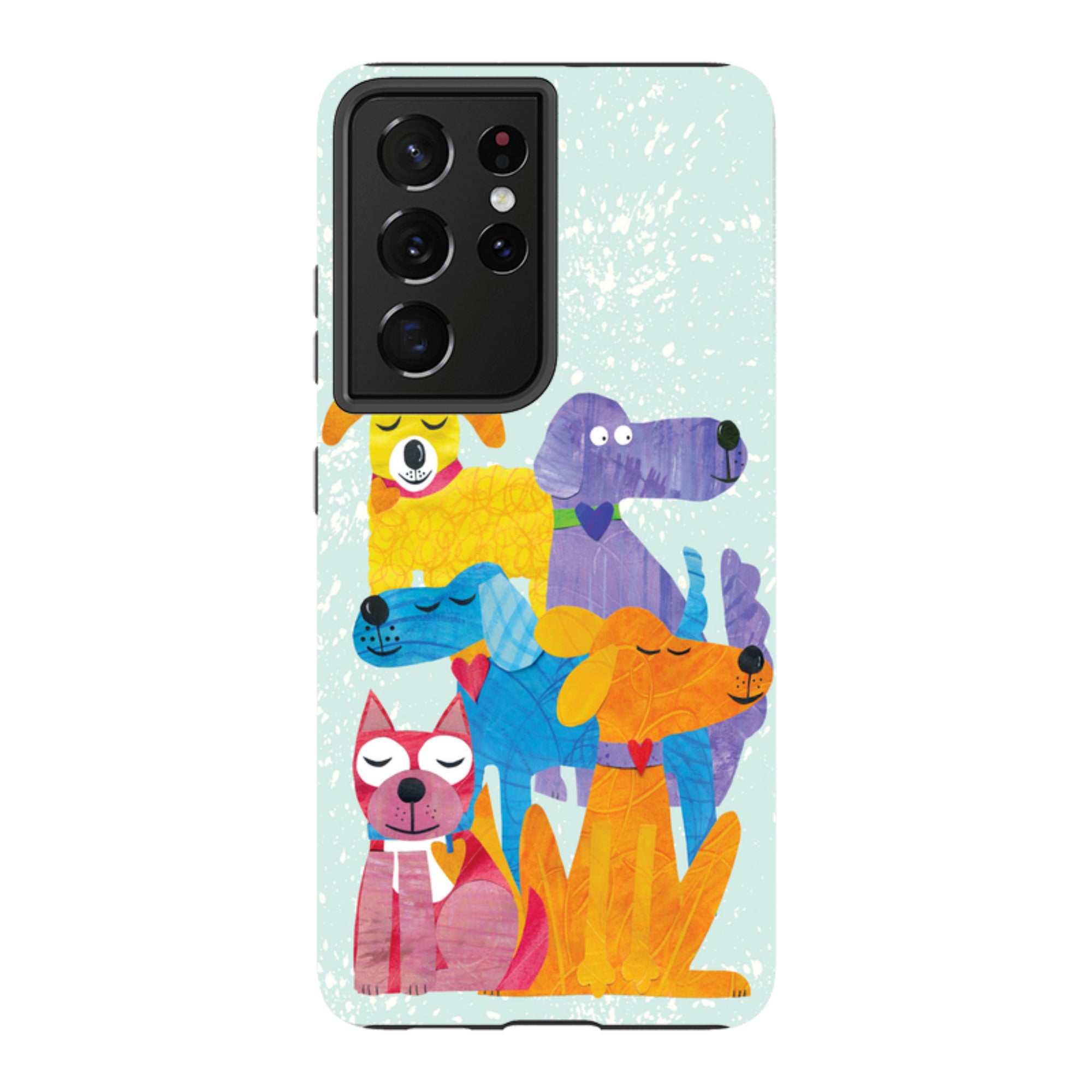 Samsung Tough Case - Patch Work Pups By Tracey English