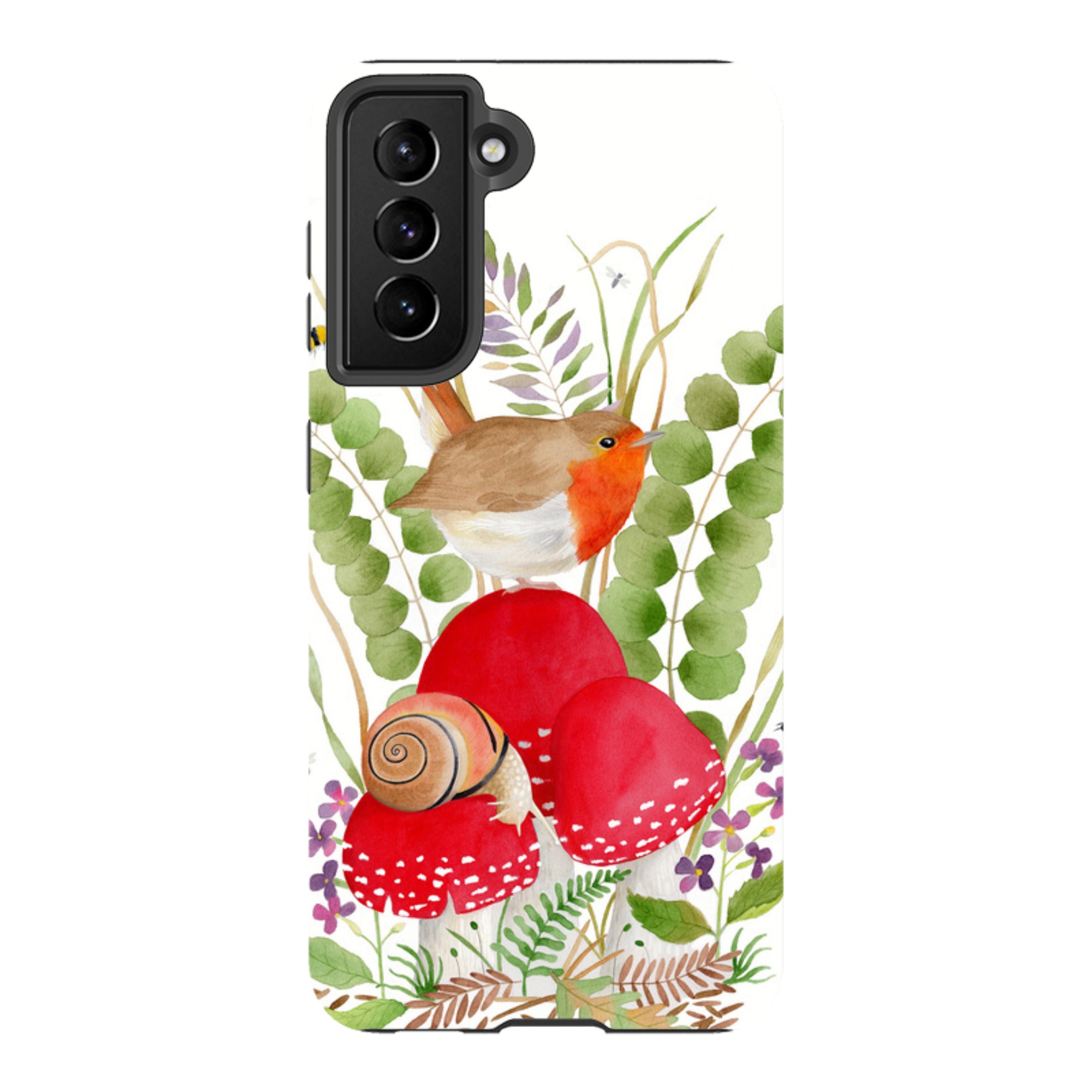 Samsung Tough Case - Robin And Snail By Bex Parkin