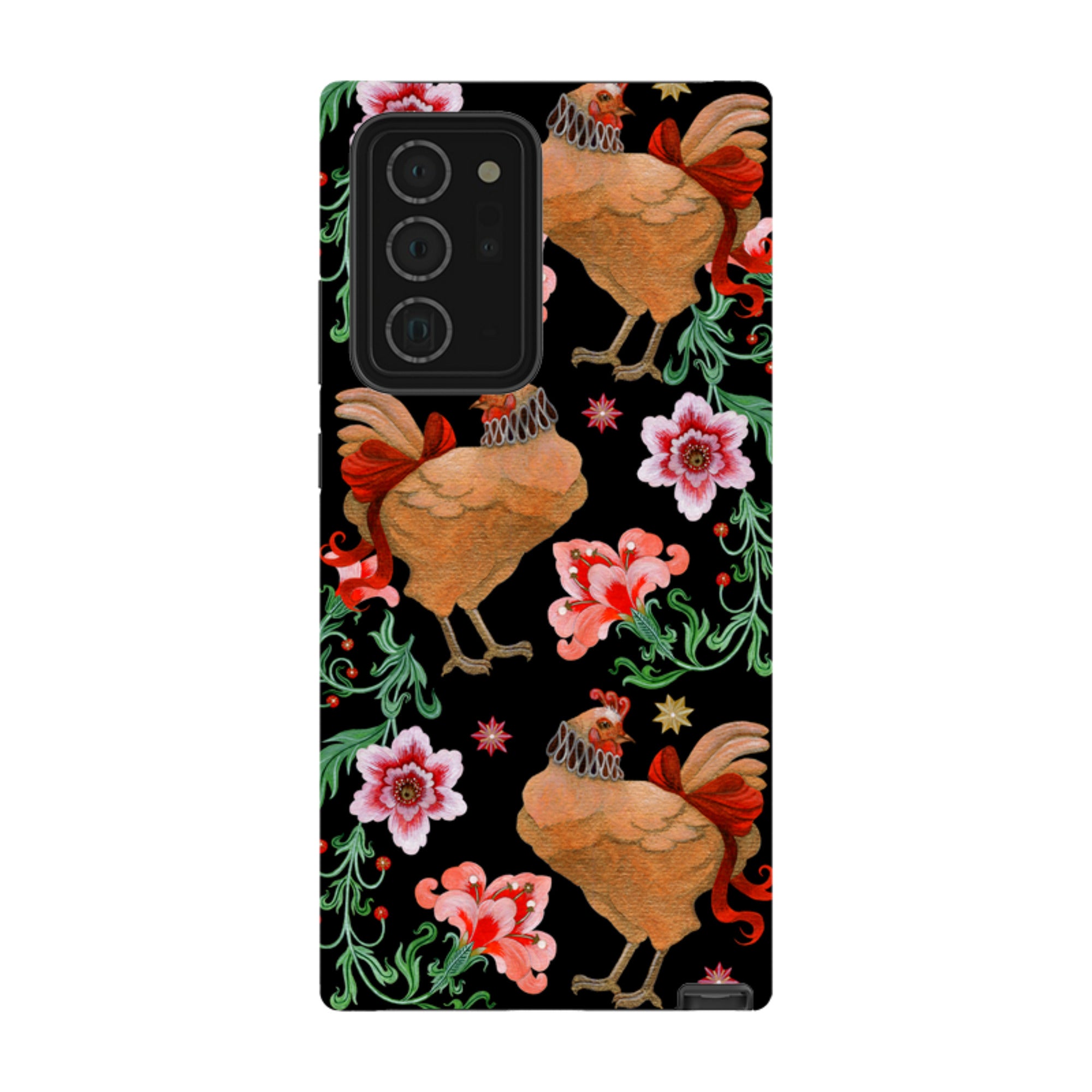 Samsung Tough  Case - Three French Hens By Maria Matos