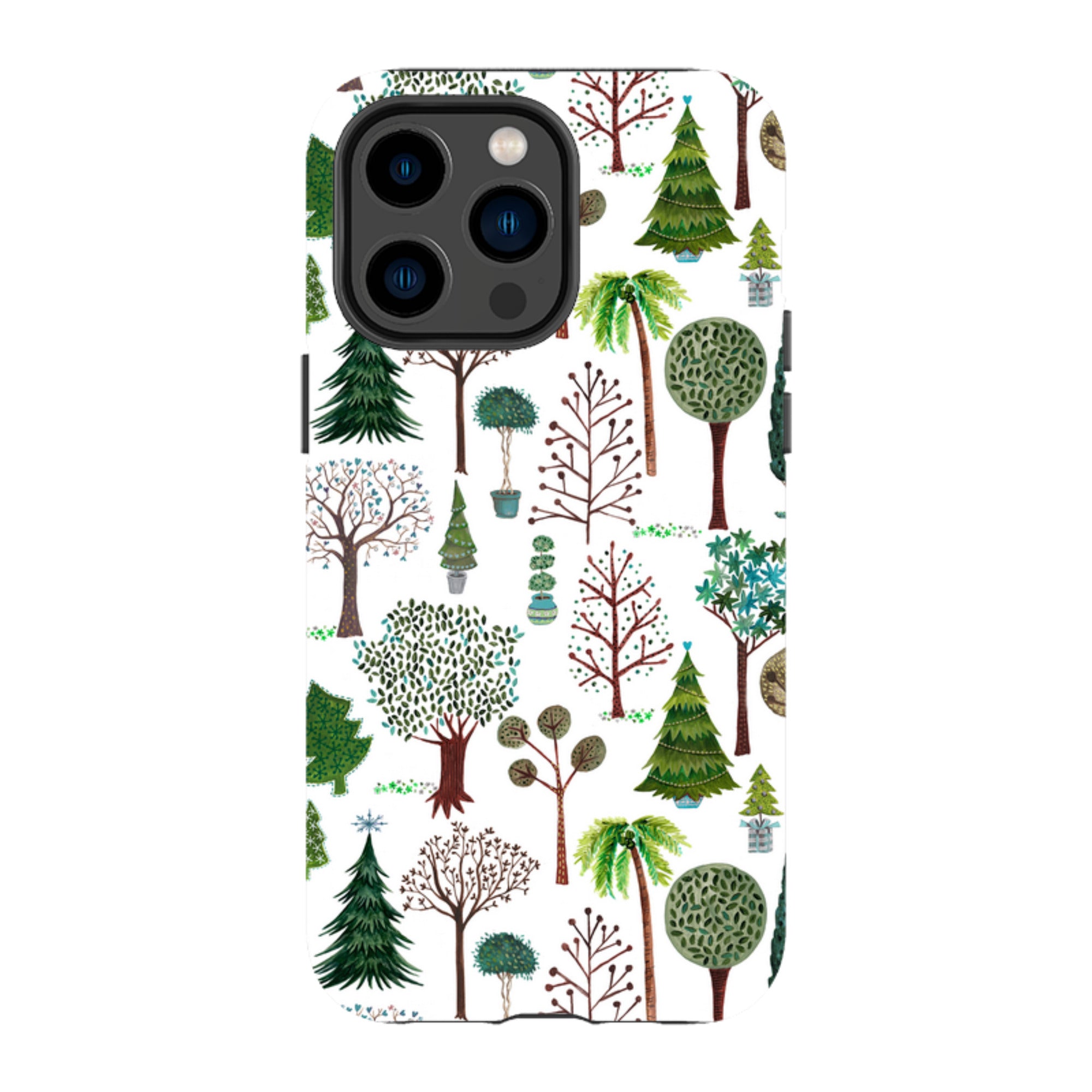 iPhone MagSafe Tough Case -  Xmas Trees By Caroline Bonne Muller