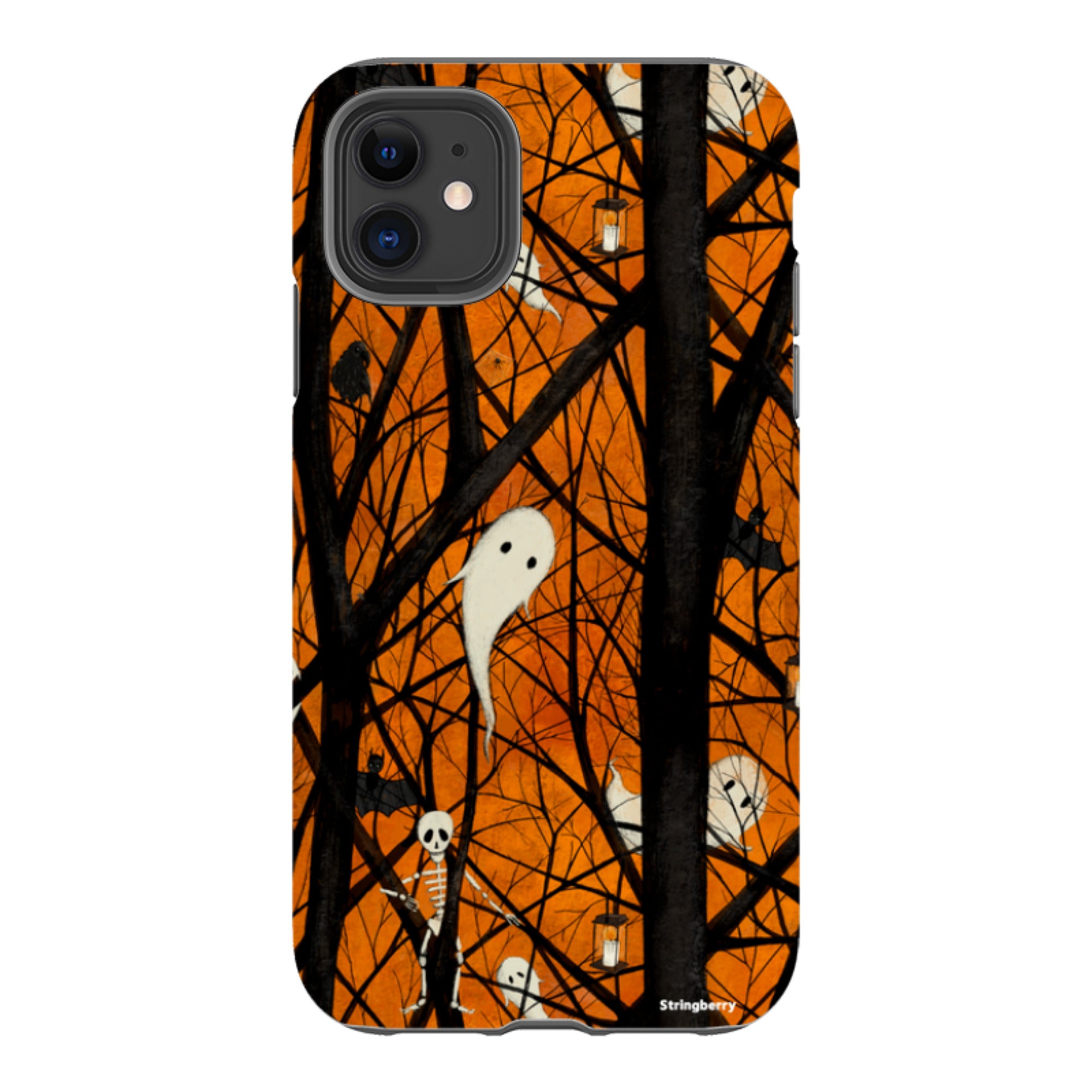 iPhone Tough Case - Halloween Pattern By Maja Lindberg