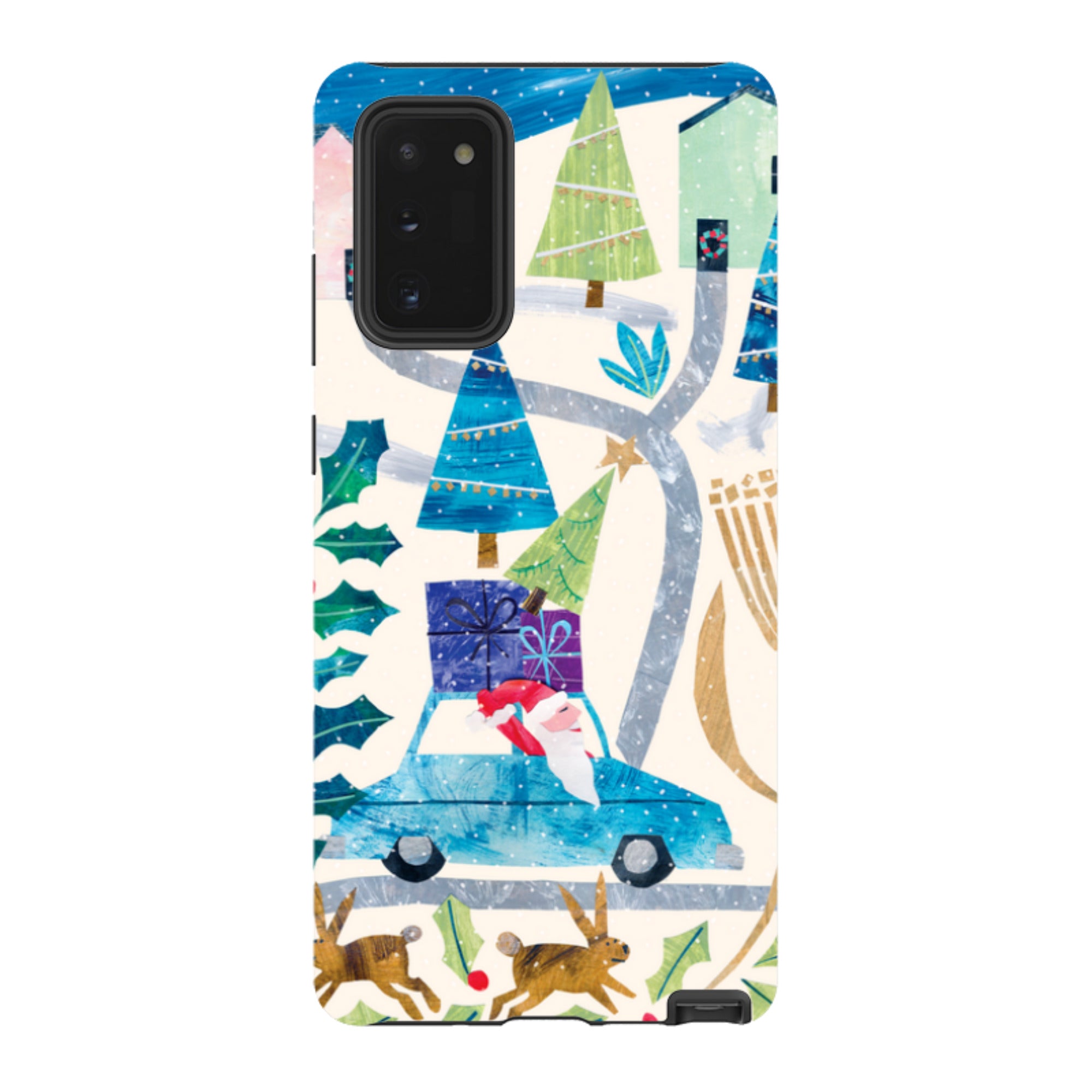Samsung Tough Case - Santa Driving Home By Tracey English