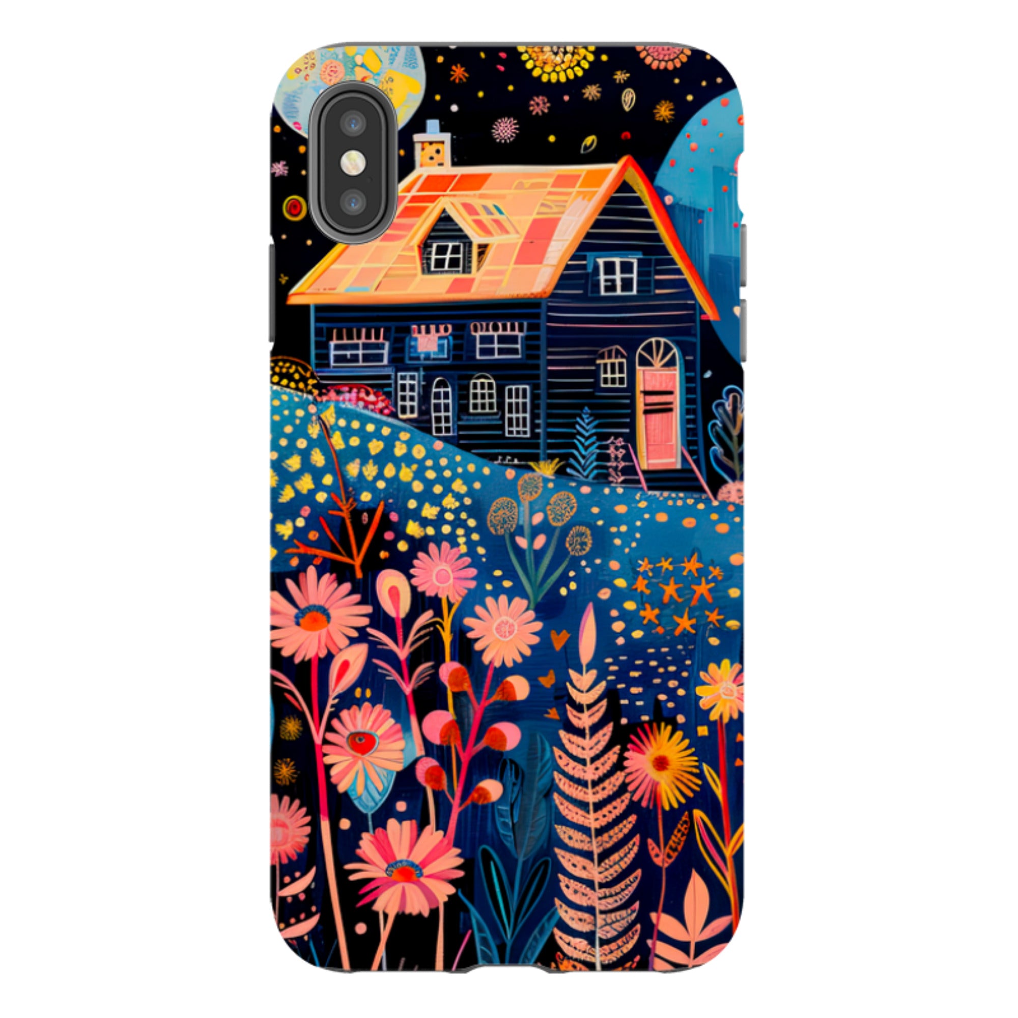 iPhone Case - Folk Art House V