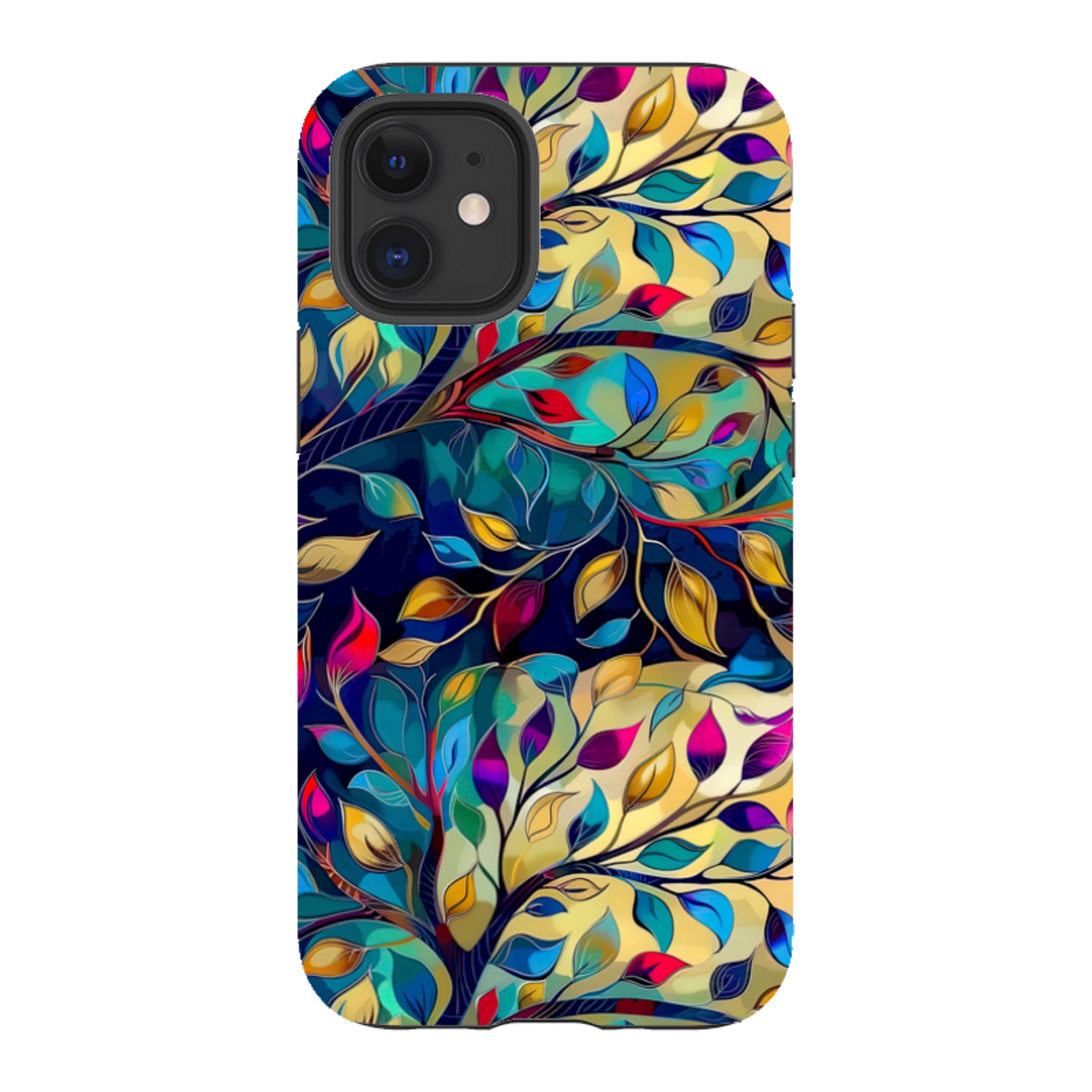 iPhone Case - Teal Leaves