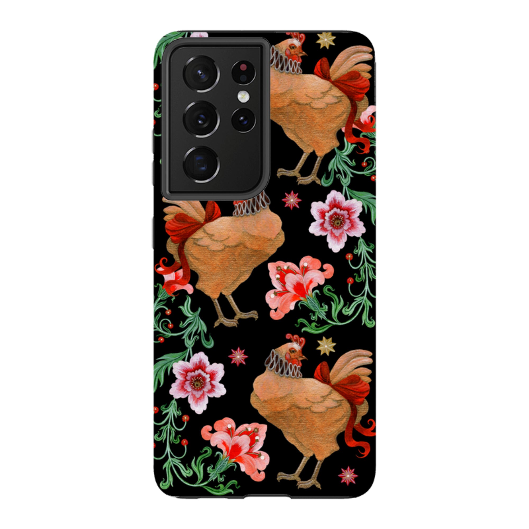 Samsung Tough  Case - Three French Hens By Maria Matos