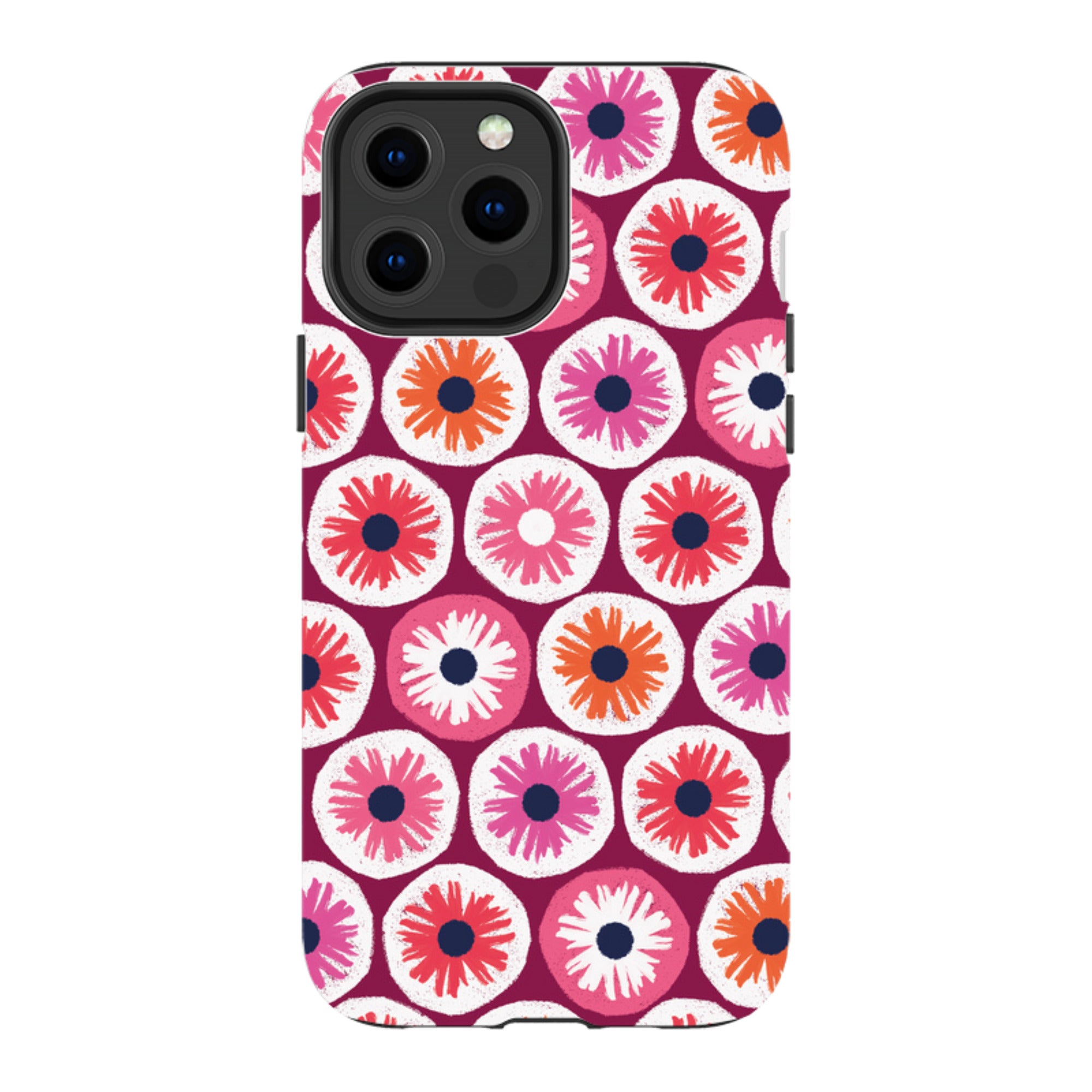 iPhone Tough Case - Penny Flowers Red By Ali Brookes